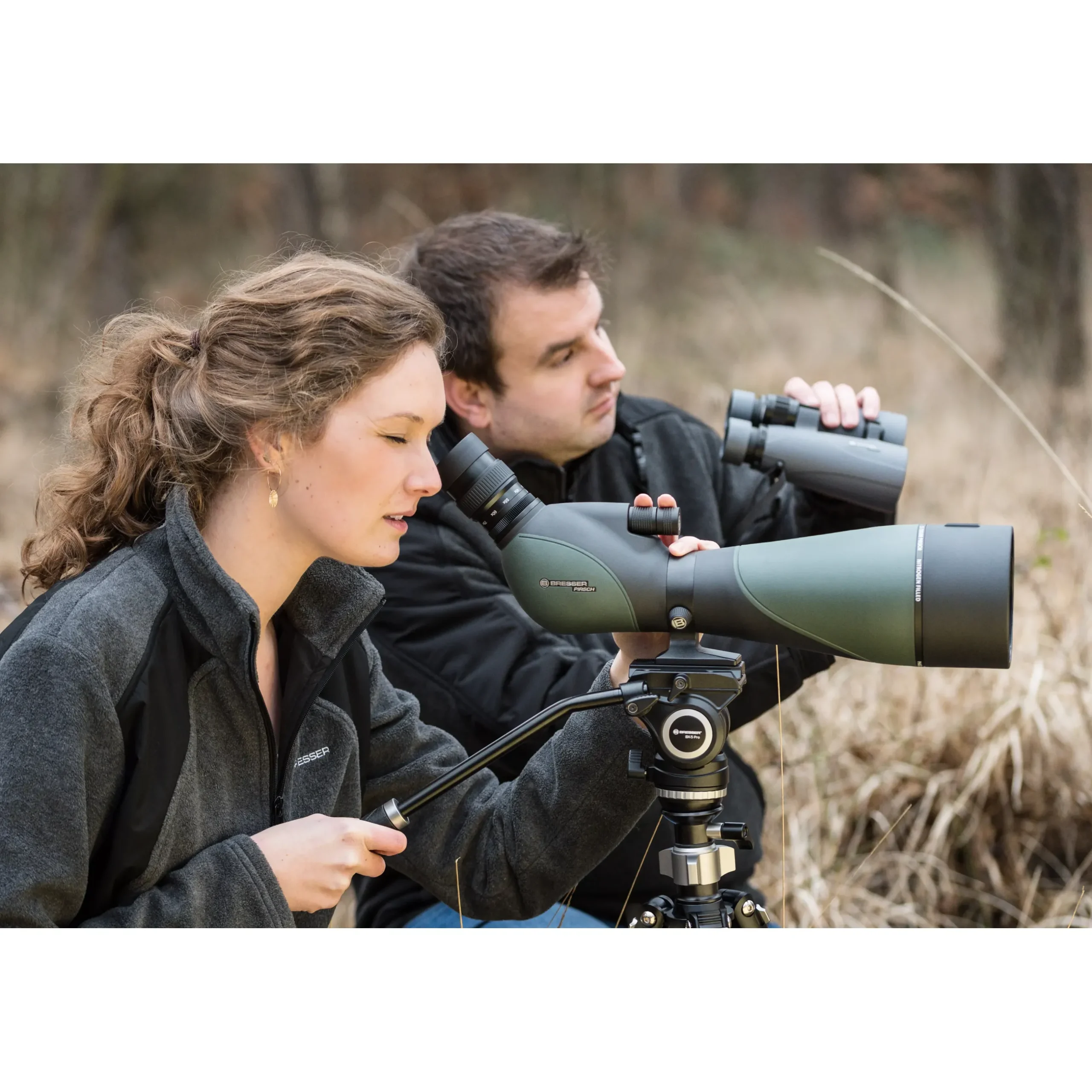 Bresser Vogel- & Naturbeobachtung|Digiscoping>Pirsch 25-75x100 Spektiv Gen. II mit DeLuxe 10:1 Fokus