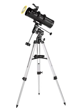 Bresser Teleskope Mit Sonnenfilter|Teleskope Für Deep-Sky>Pluto 114/500 EQ3 Spiegelteleskop mit Smartphone-Adapter & Sonnenfilter
