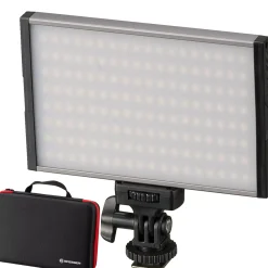 Bresser Lichtstäbe Und Mini-Leds>PT Pro 15B Bi-Color LED Videoleuchte mit Etui