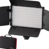 Bresser Lichtstäbe Und Mini-Leds>PT Pro 15B-II Bi-Color LED Videoleuchte mit Lichtklappen, Akku und Tasche