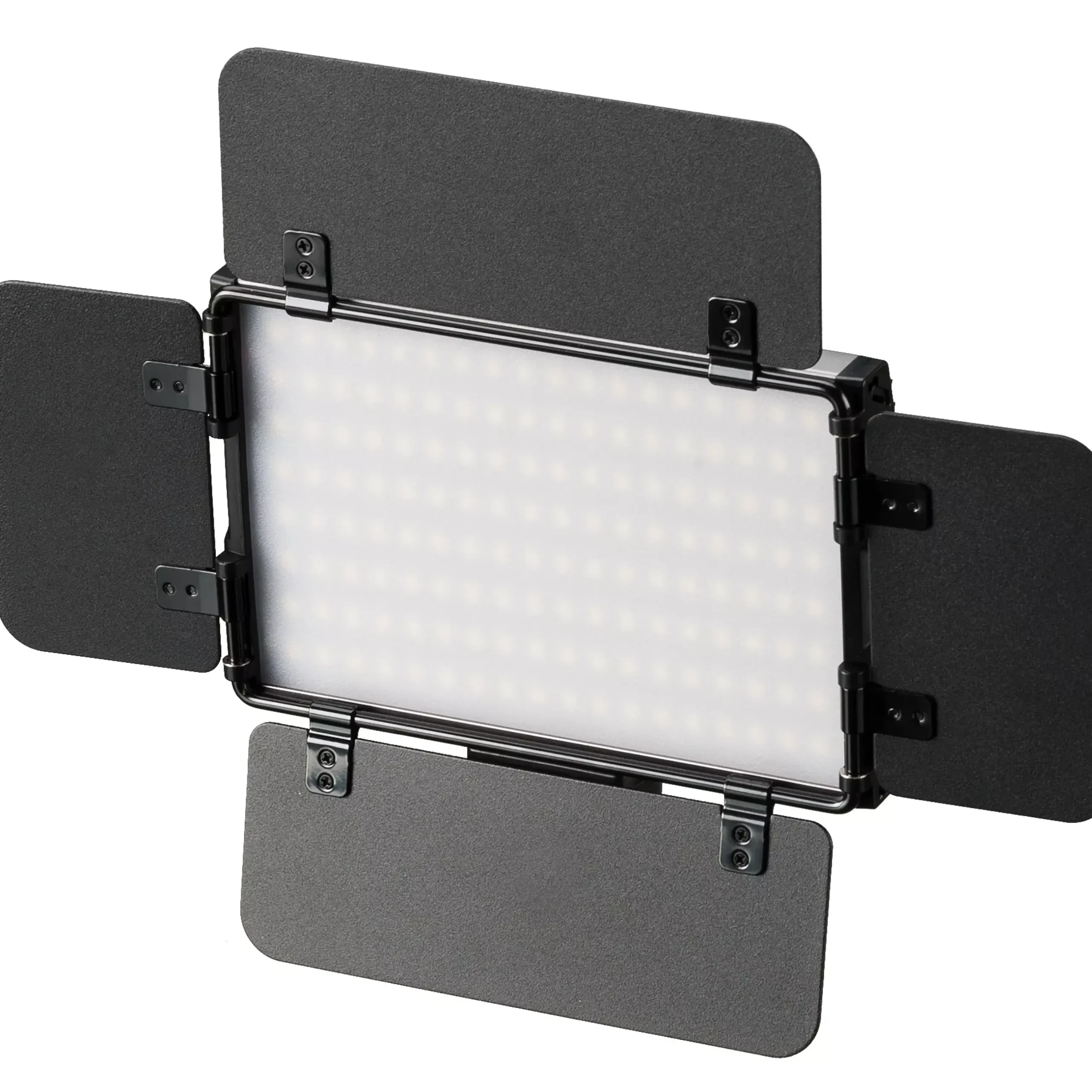 Bresser Lichtstäbe Und Mini-Leds>PT Pro 15B-II Bi-Color LED Videoleuchte mit Lichtklappen, Akku und Tasche