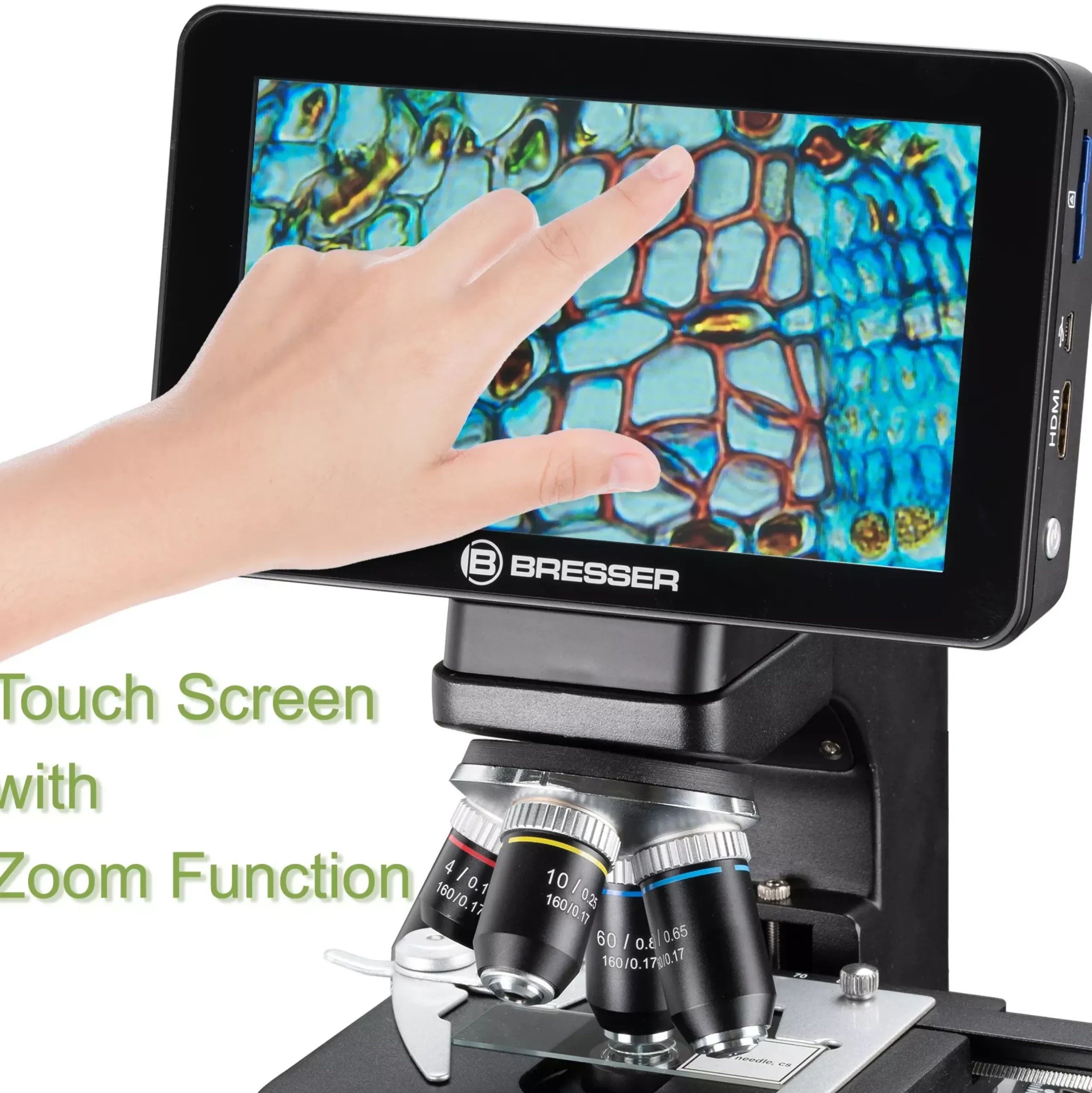 Bresser Durchlichtmikroskope|Digitale Mikroskope>Researcher LCD-Mikroskop