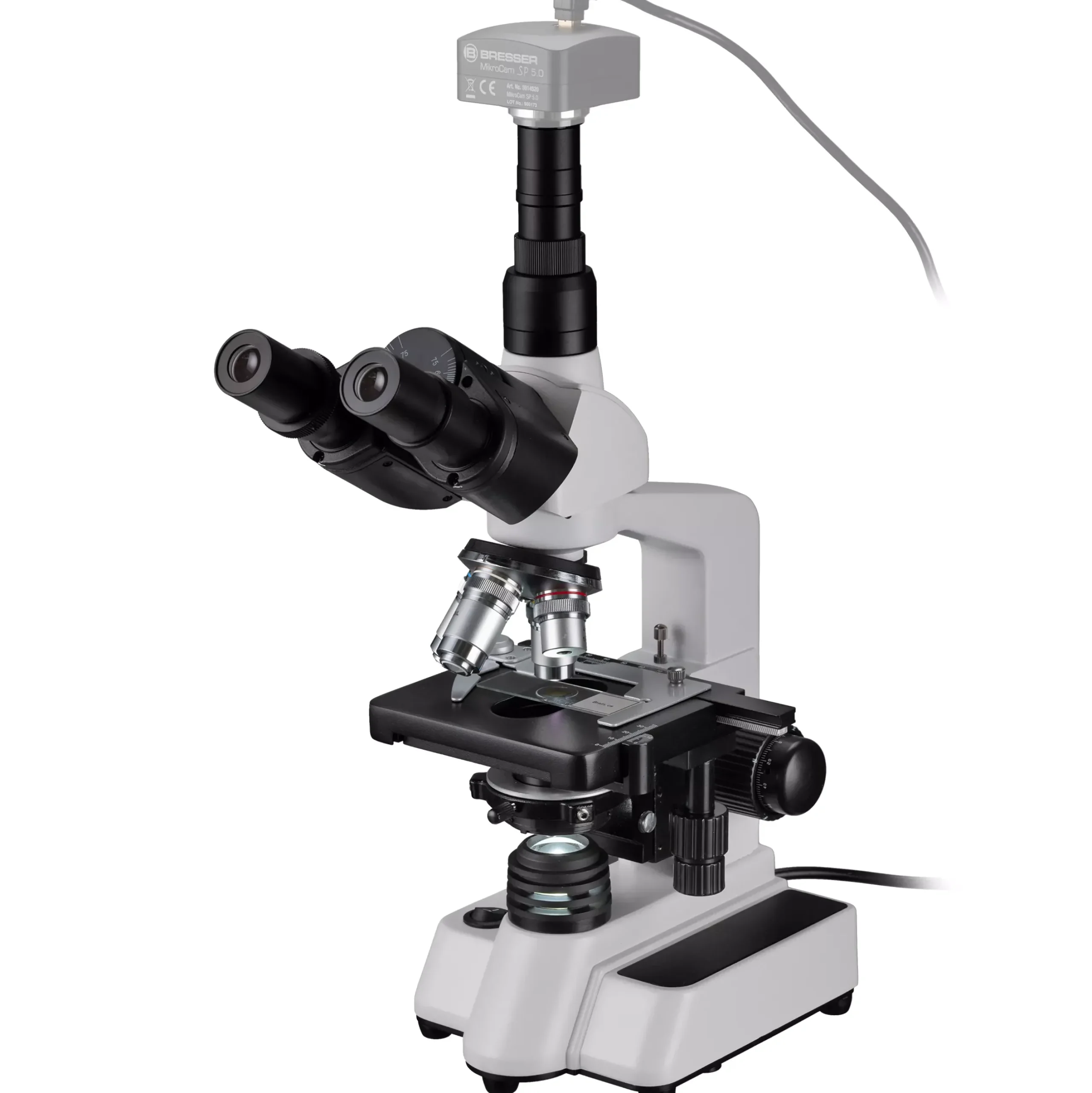 Bresser Durchlichtmikroskope|Schülermikroskope>Researcher Trino 40-1000x Mikroskop