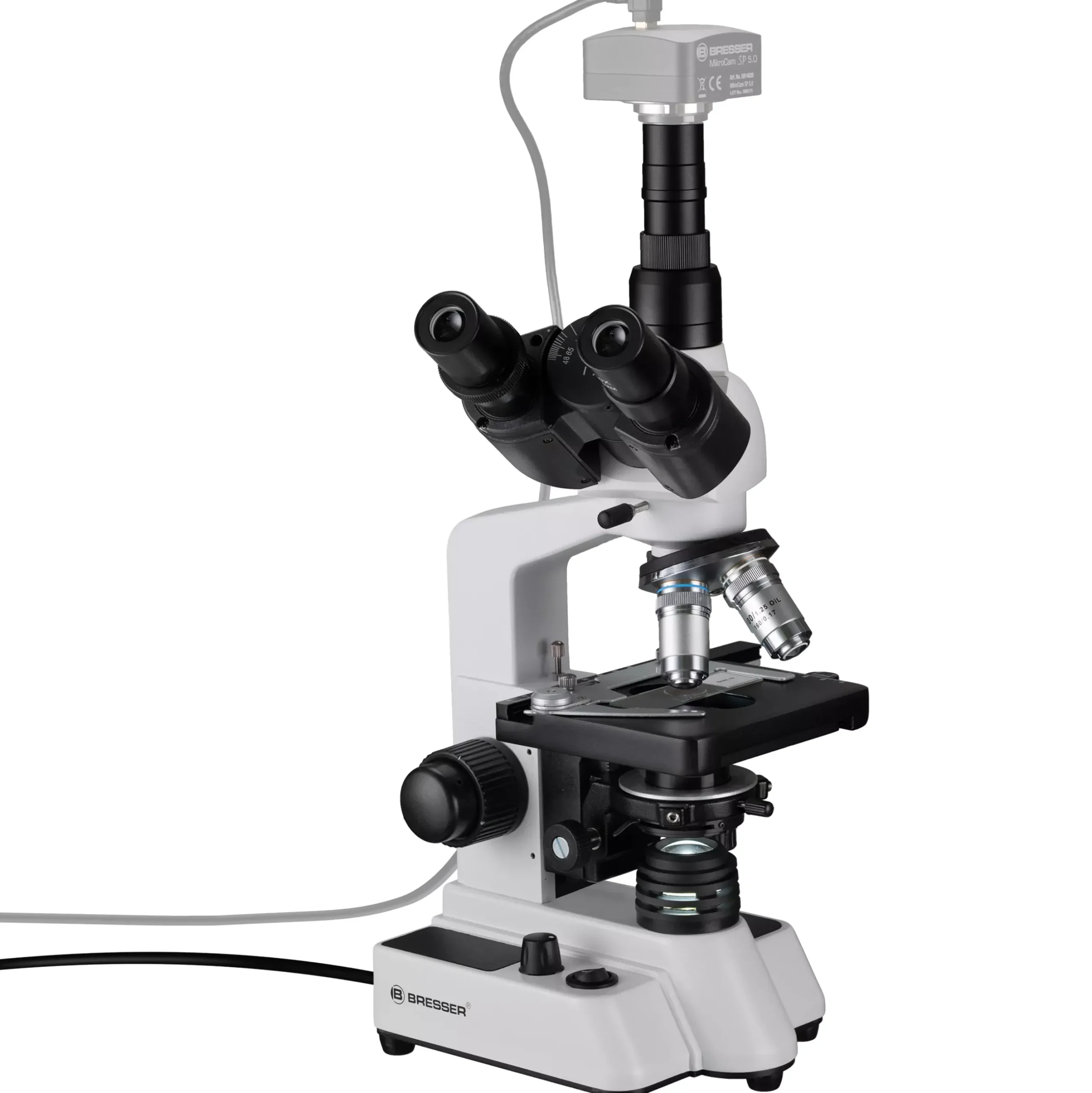 Bresser Durchlichtmikroskope|Schülermikroskope>Researcher Trino 40-1000x Mikroskop