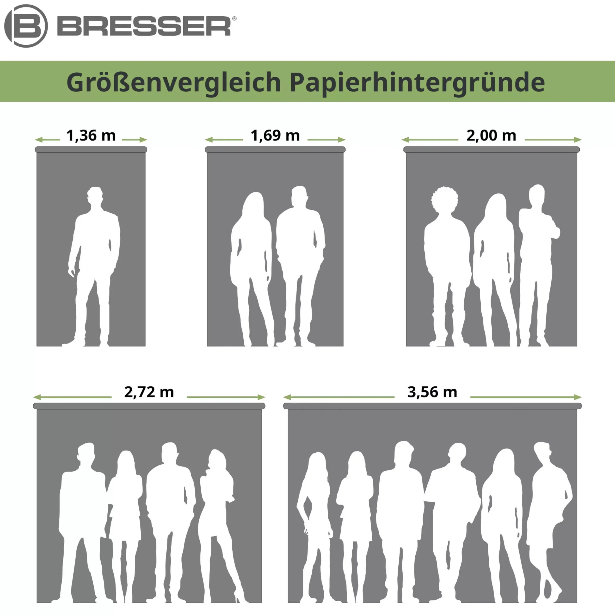 Bresser Papierhintergründe>SBP12 Papierhintergrundrolle 2,00 x 11m Rosa