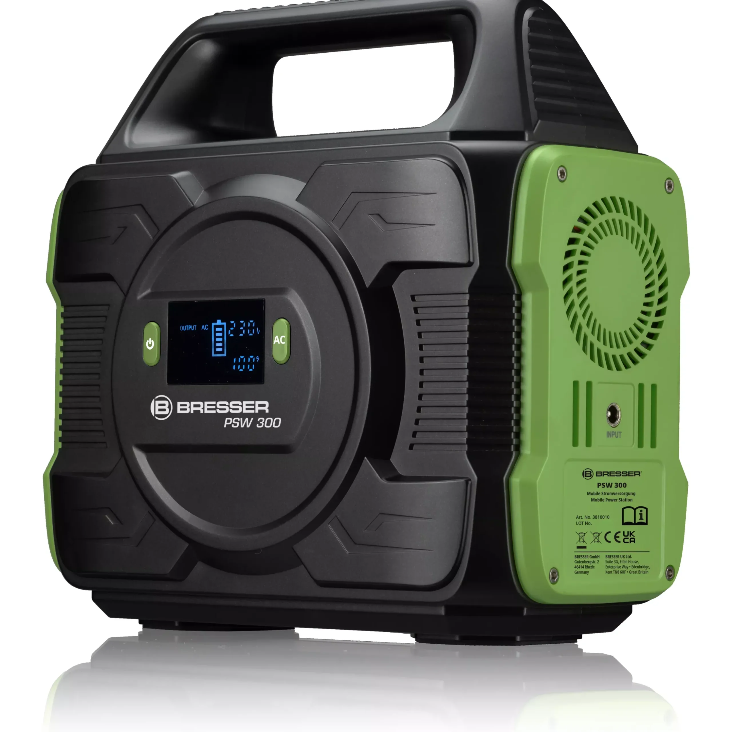 Bresser Mobile Stromversorgung|Stromversorgung>Set Mobile Power-Station 300 W + Solar-Ladegerät 60 W