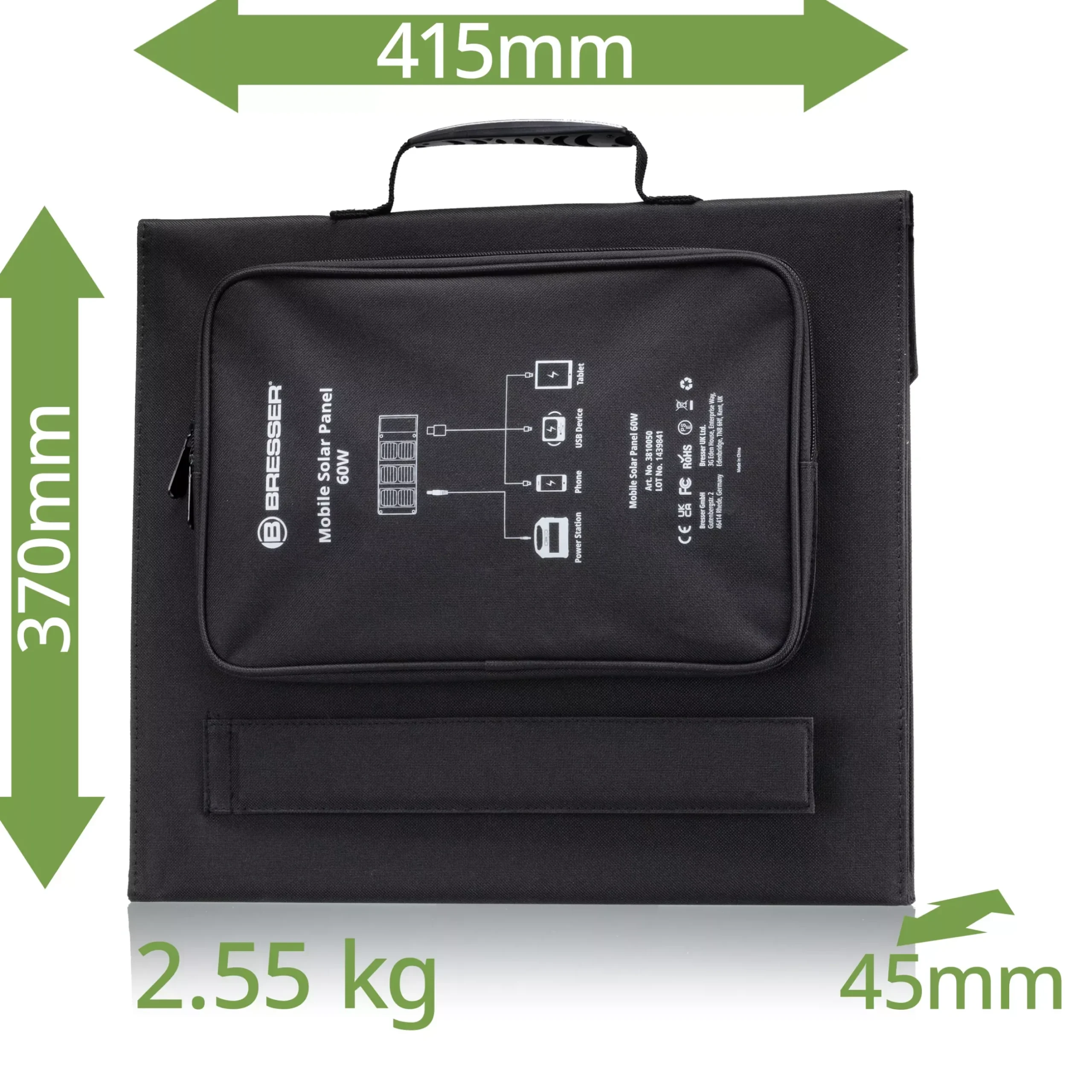 Bresser Mobile Stromversorgung|Stromversorgung>Set Mobile Power-Station 300 W + Solar-Ladegerät 60 W