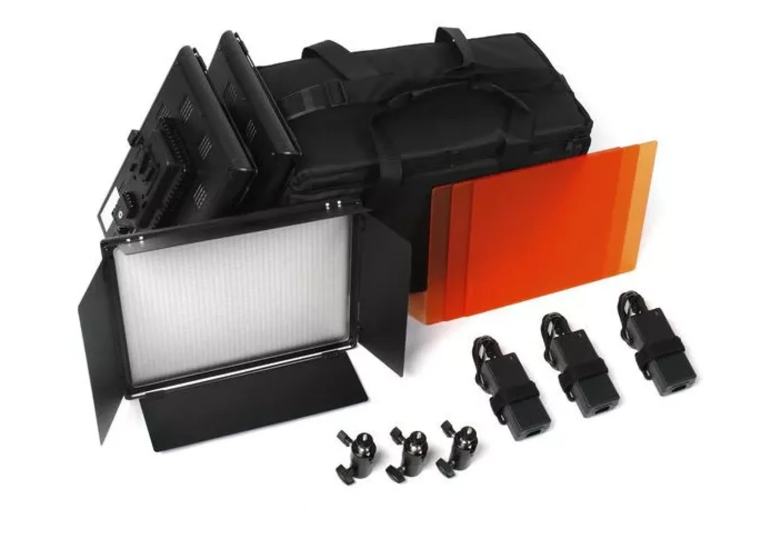 Bresser Led Flächenleuchten>SH-1200 LED Set (3x LED und 3x Stativ)