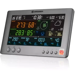 Bresser Smart Home Wetterstationen|Wetterstationen Mit Thermo-/Hygro-Außensensor>Smarte Tuya Profi-Wetterstation mit 7-in-1-Sensor