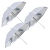 Bresser Schirme>SM-04 Reflexschirm weiß/silber 109 cm - 3er Set