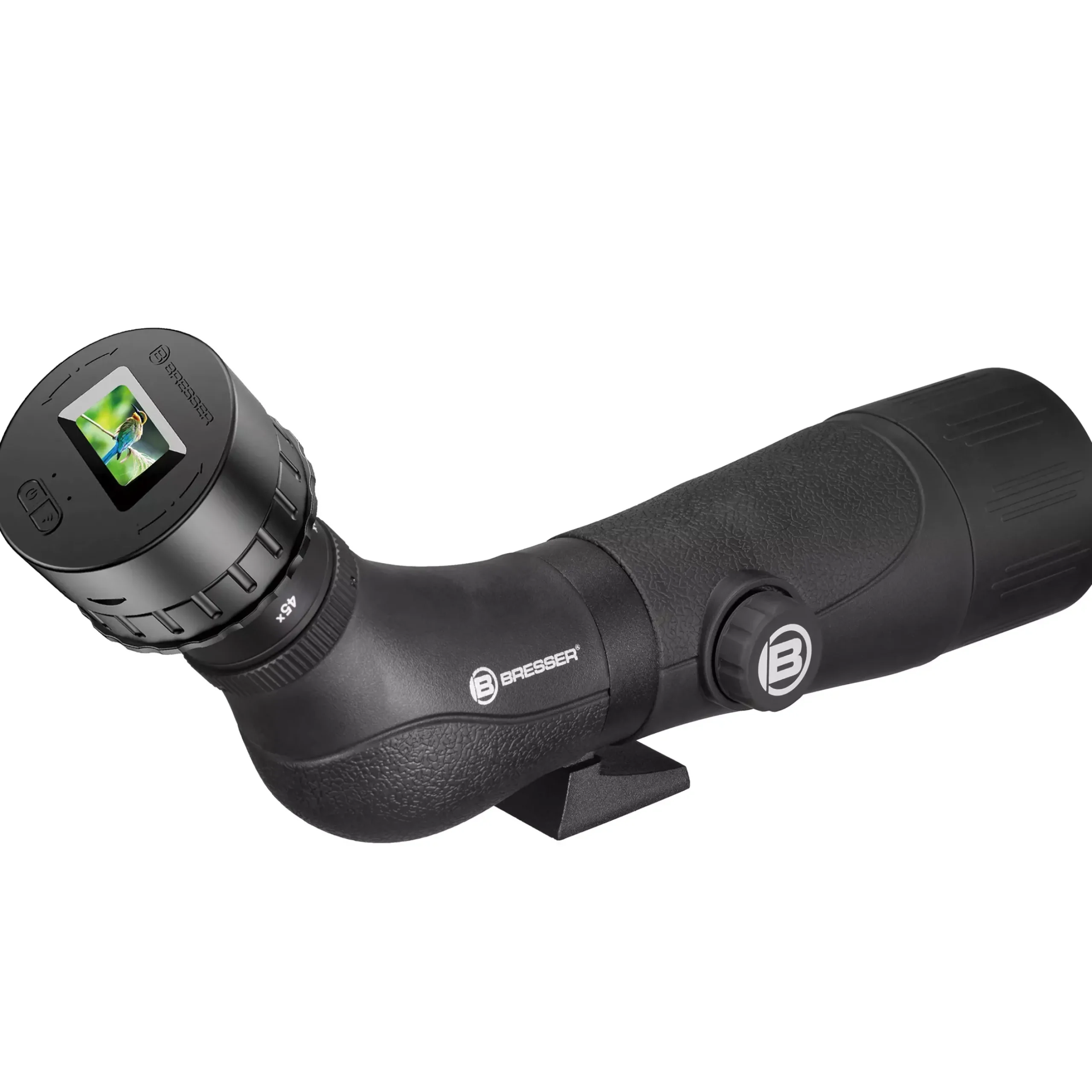 Bresser Vogel- & Naturbeobachtung>Spektar 15-45x60 Spektiv inkl. WLAN-Okularkamera mit Display
