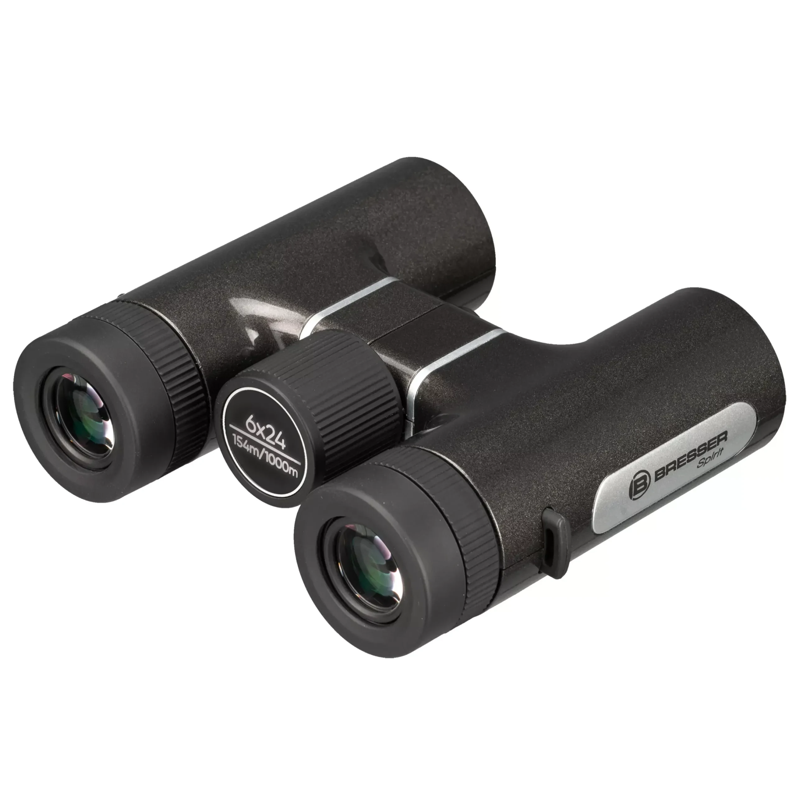 Bresser Taschenfernglas/ Kompaktfernglas|Wanderfernglas>Spirit Kompakt-Fernglas 6x24 schwarz