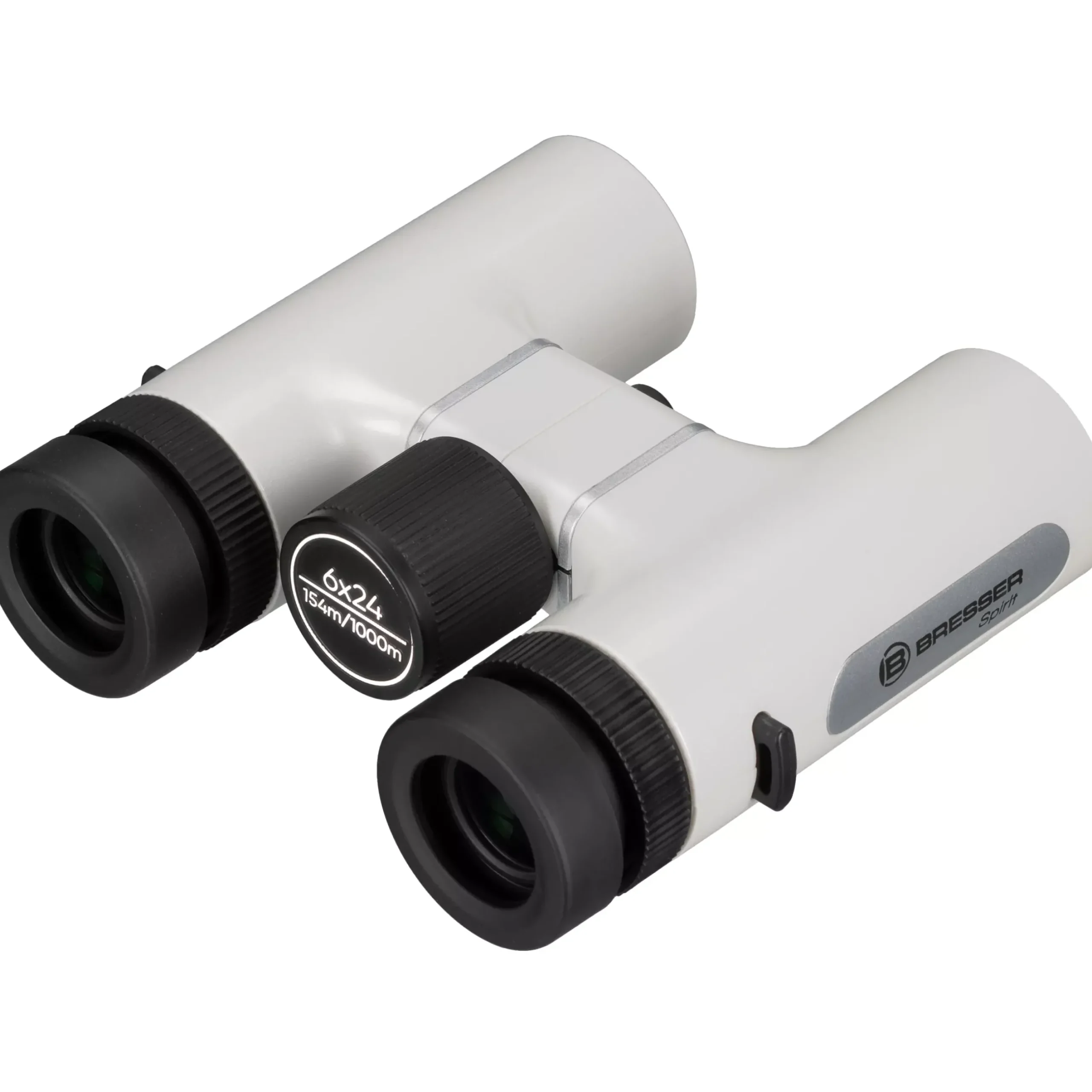 Bresser Taschenfernglas/ Kompaktfernglas|Fernglas Zur Vogelbeobachtung>Spirit Kompakt-Fernglas 6x24 weiß