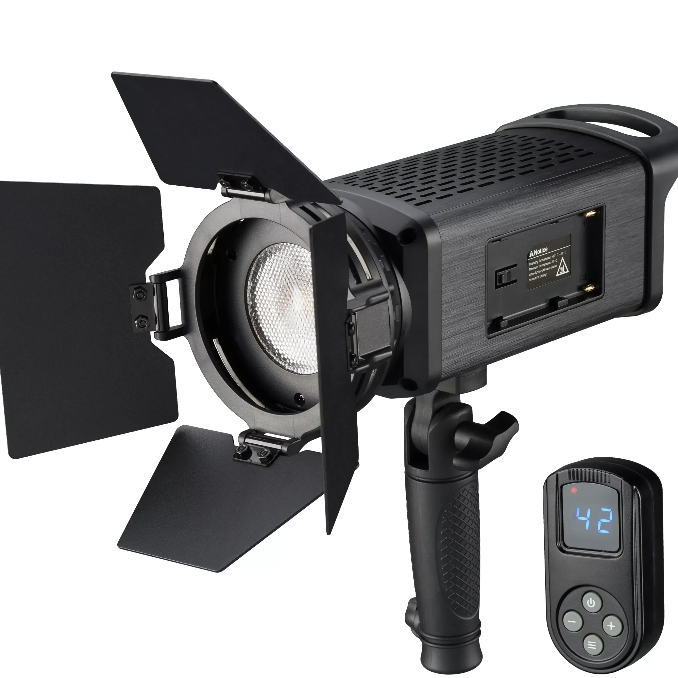 Bresser Led Studiolampen>SP-60 LED Fresnel Studiolampe 60W mit Fernbedienung