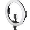 Bresser Ringlichter>STR-48B Bi-Color LED Ringleuchte 48W dimmbar mit Kamera- und Smartphonehalter