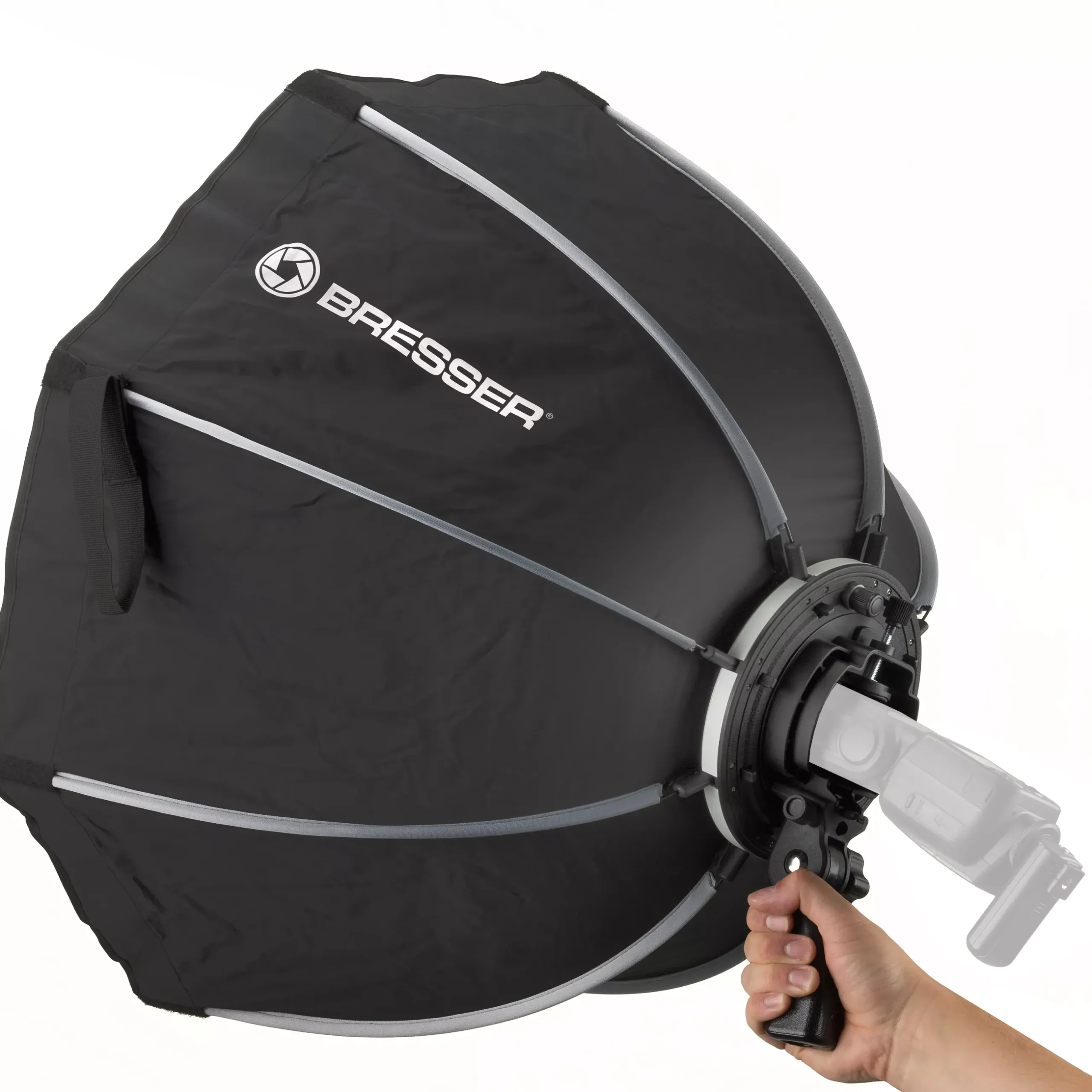 Bresser Softboxen>Super Quick Schnellspann-Octabox/Softbox 90cm für Kamerablitze