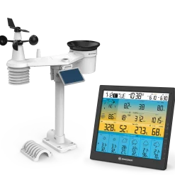 Bresser Wetterstationen Mit 7-In-1-Außensensor>6-Tage 4CAST PRO SF WLAN-Wetterstation 7-in-1 solar