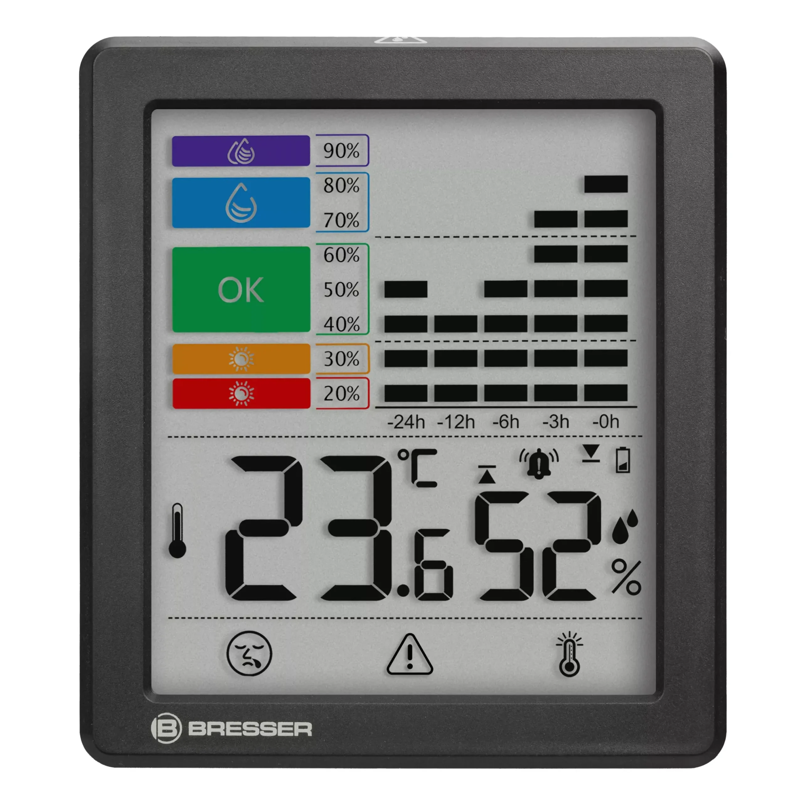 Bresser Raumklimamessgeräte|Innen-Thermometer>Thermo-Hygrometer mit Schimmelalarm