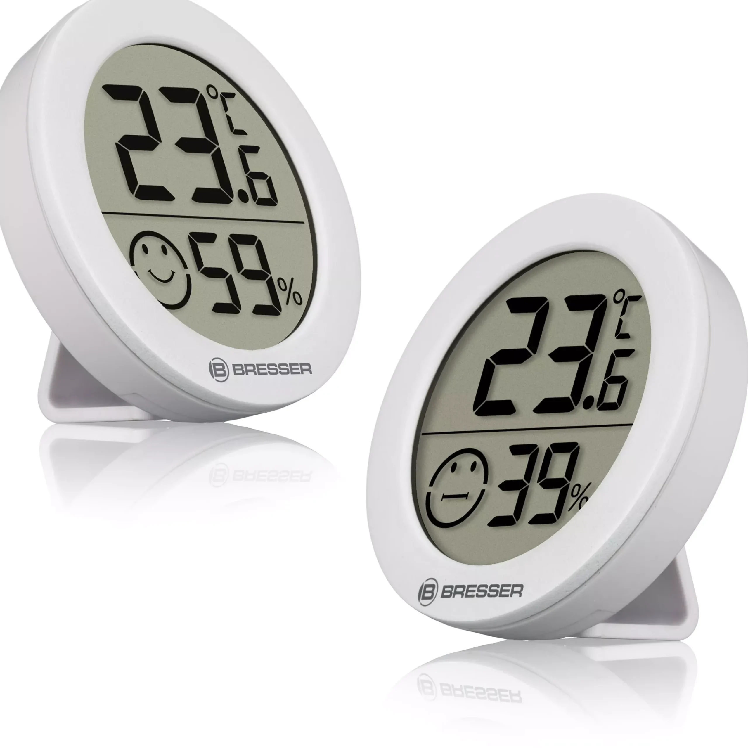 Bresser Raumklimamessgeräte|Innen-Thermometer>Thermo-Hygrometer Smile 5er-Set