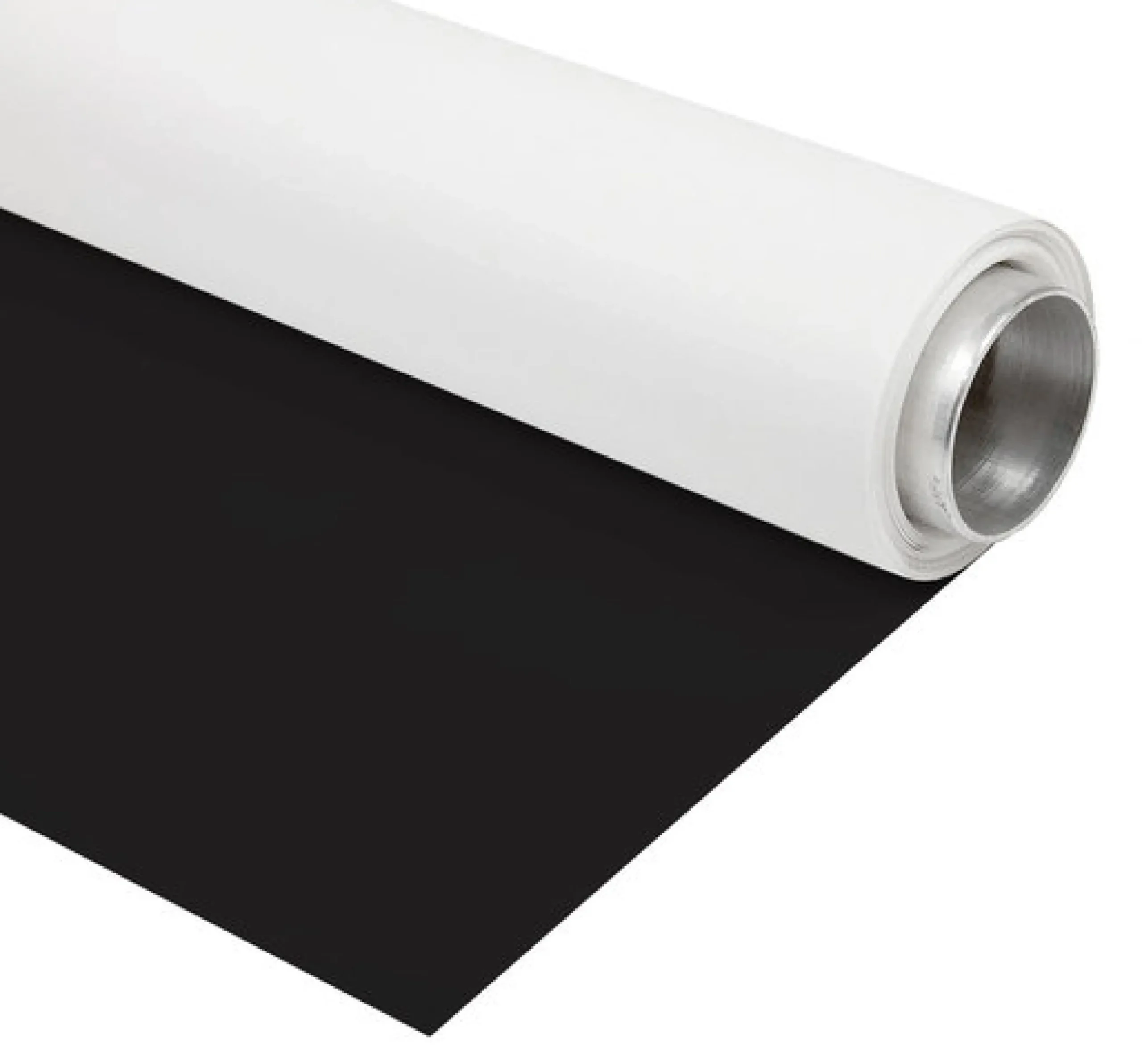 Bresser Vinylhintergründe>Vinyl Hintergrundrolle 1,35 x 6m Schwarz/Weiß