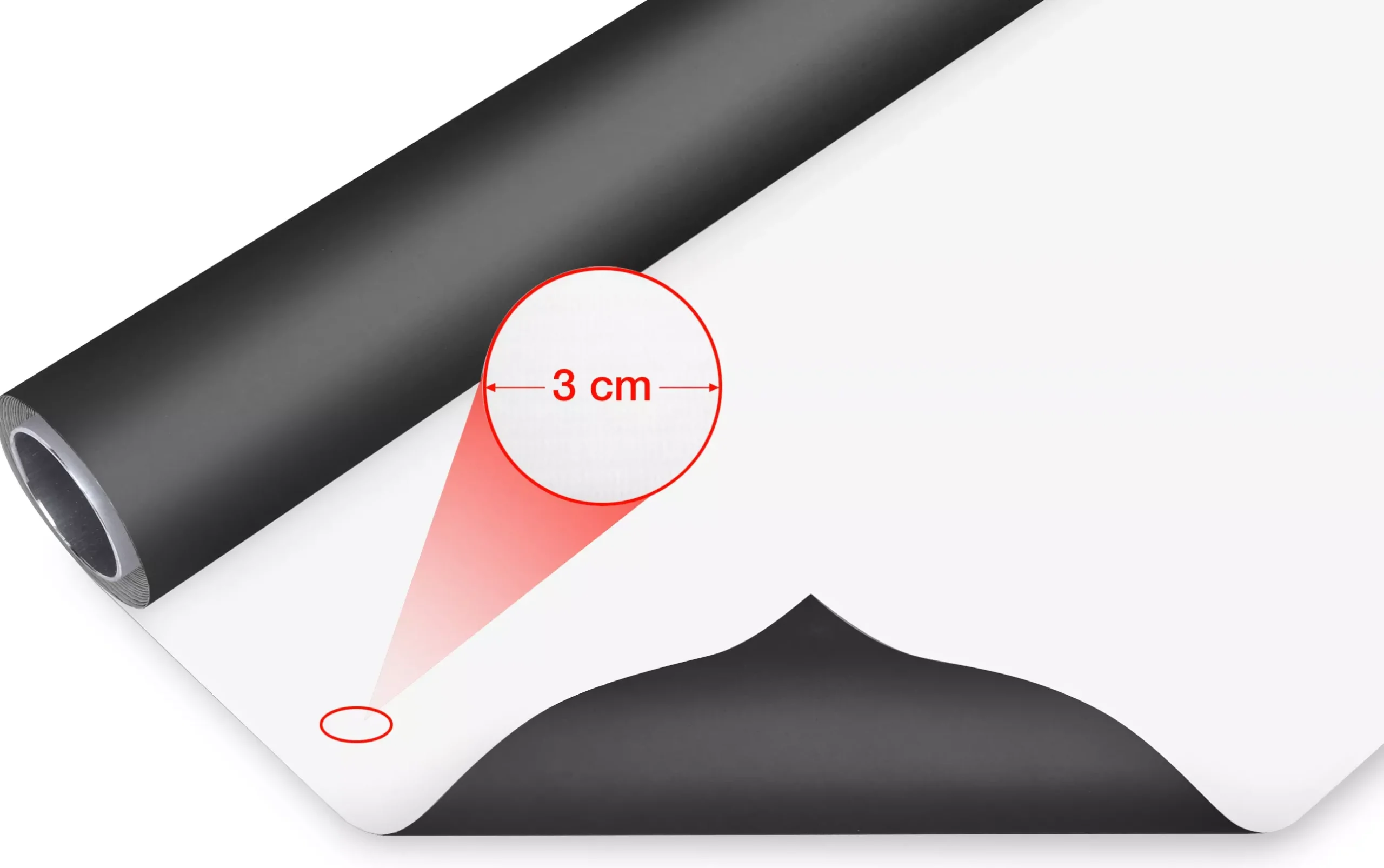 Bresser Vinylhintergründe>Vinyl Hintergrundrolle 2,72 x 4m Schwarz/Weiß