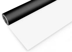 Bresser Vinylhintergründe>Vinyl Hintergrundrolle 2,00 x 3m Schwarz/Weiß
