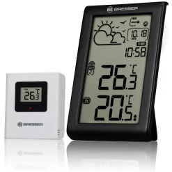 Bresser Wetterstationen Mit Thermo-/Hygro-Außensensor>Wetterstation Meteo Temp W mit DCF-Funksignal
