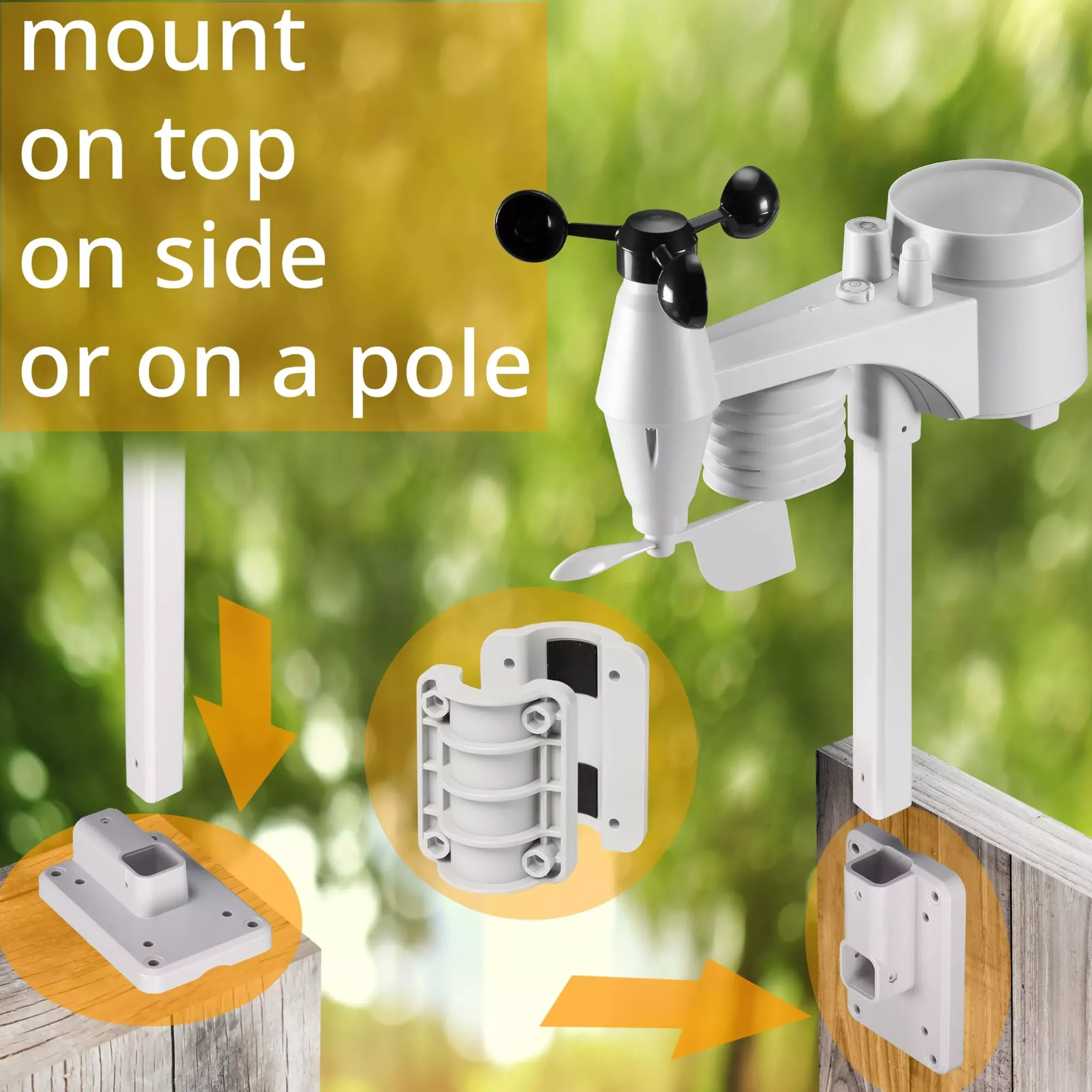 Bresser Wetterstationen Mit 7-In-1-Außensensor>WLAN ClearView Wetterstation mit 7-in-1-Profi-Sensor
