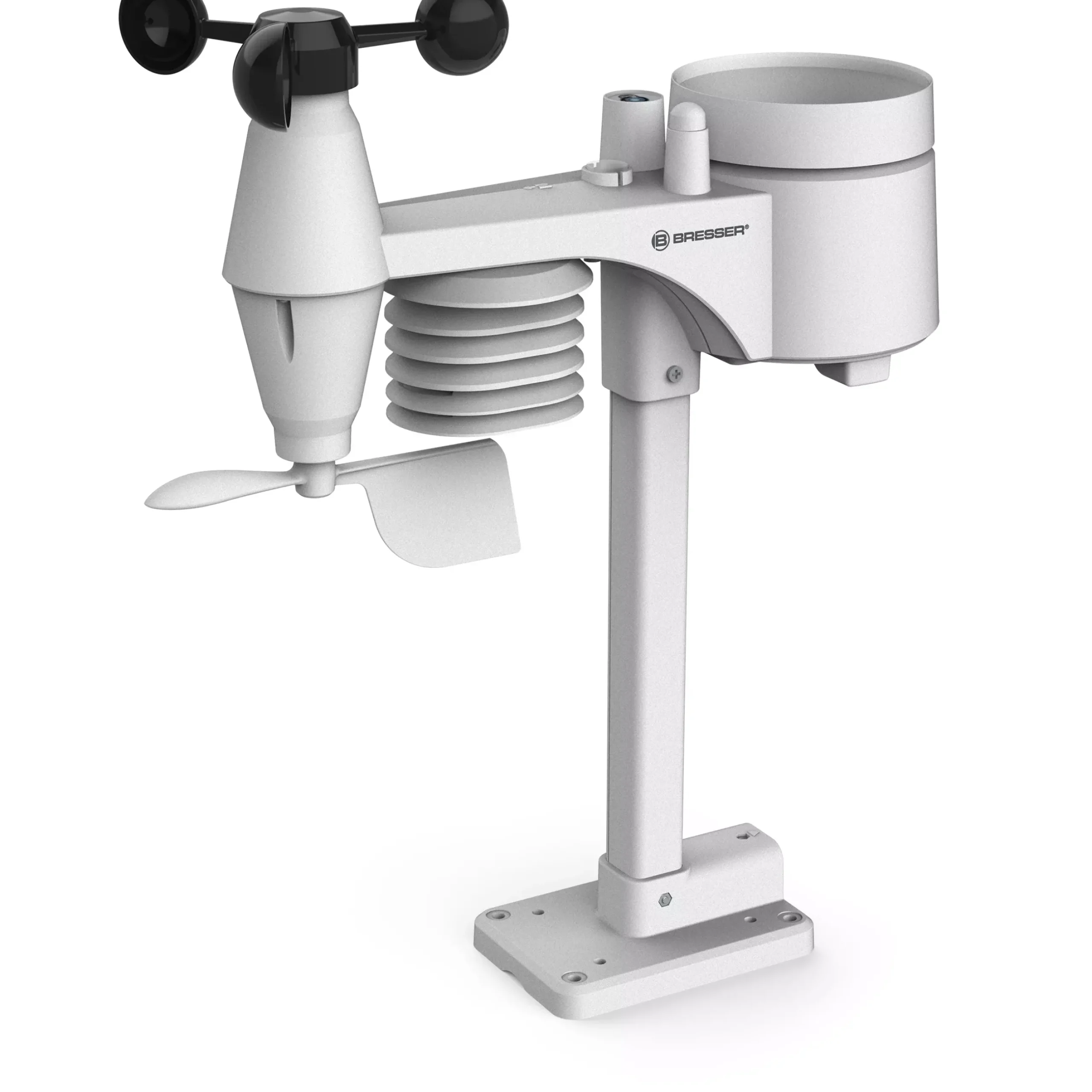 Bresser Wetterstationen Mit 7-In-1-Außensensor>WLAN Comfort Wetterstation mit 7-in-1-Profi-Sensor und modernem Farbdisplay