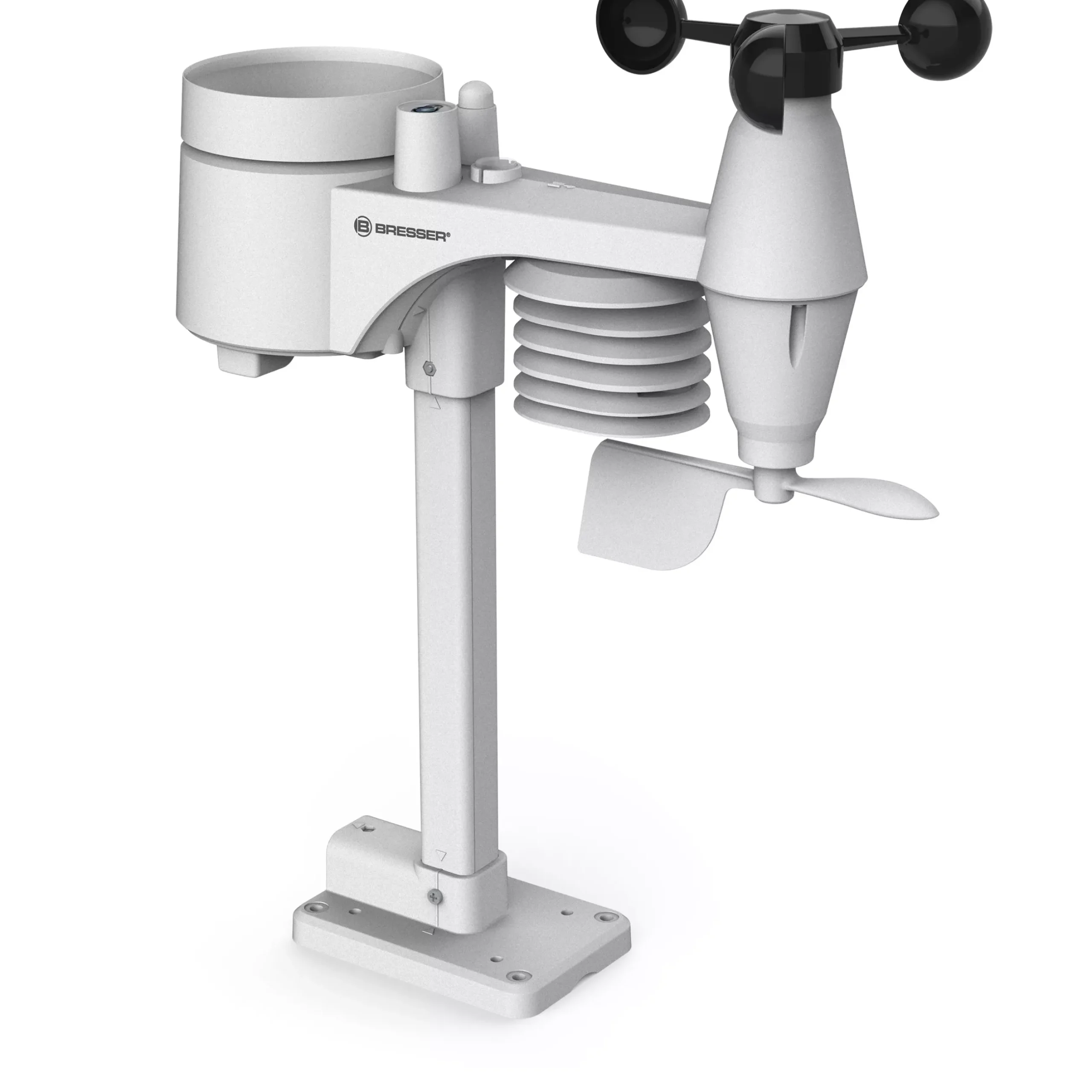 Bresser Wetterstationen Mit 7-In-1-Außensensor>WLAN Comfort Wetterstation mit 7-in-1-Profi-Sensor und modernem Farbdisplay