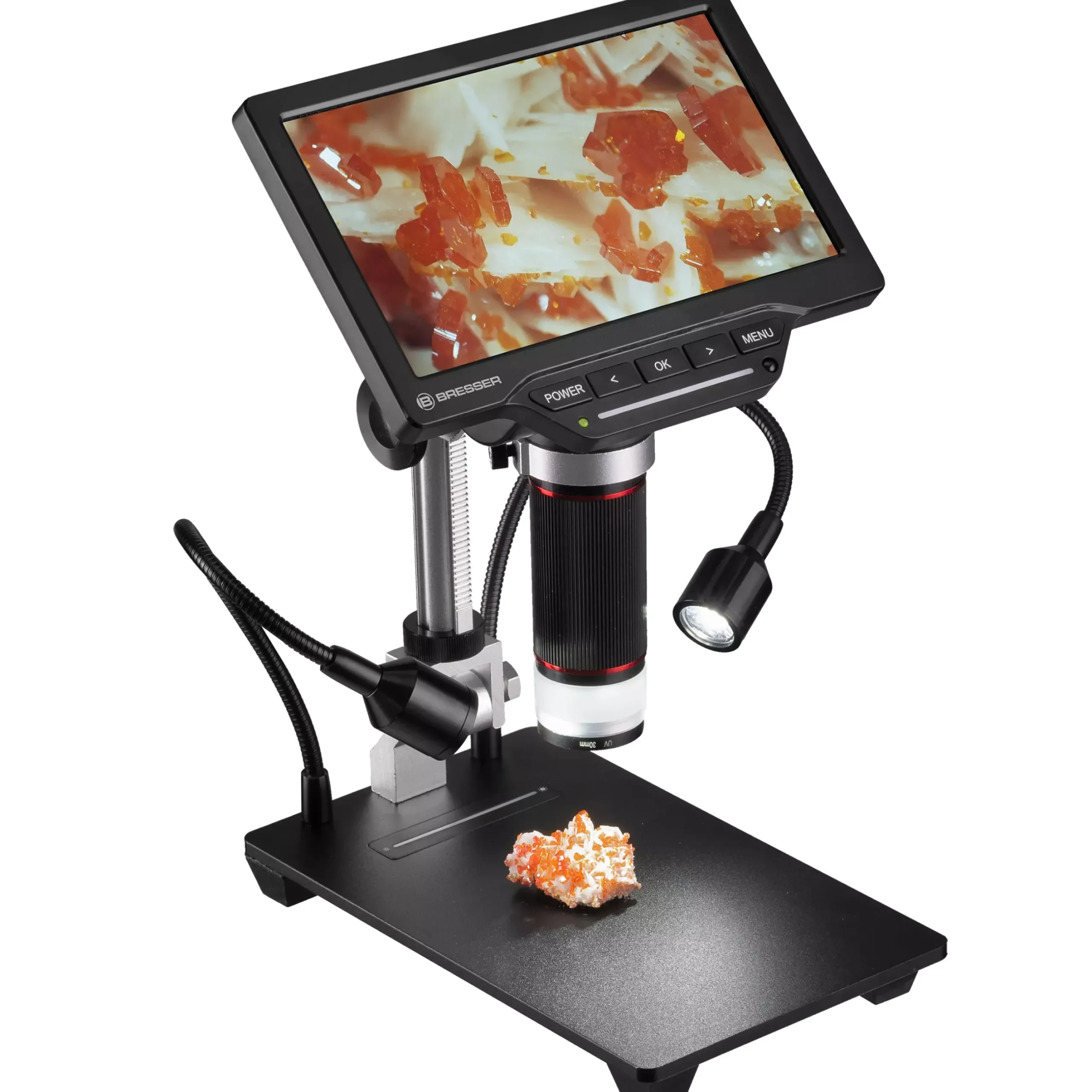 Bresser Auflichtmikroskope|Digitale Mikroskope>WLAN 1.080P Digital-Mikroskop 2L mit LCD-Bildschirm