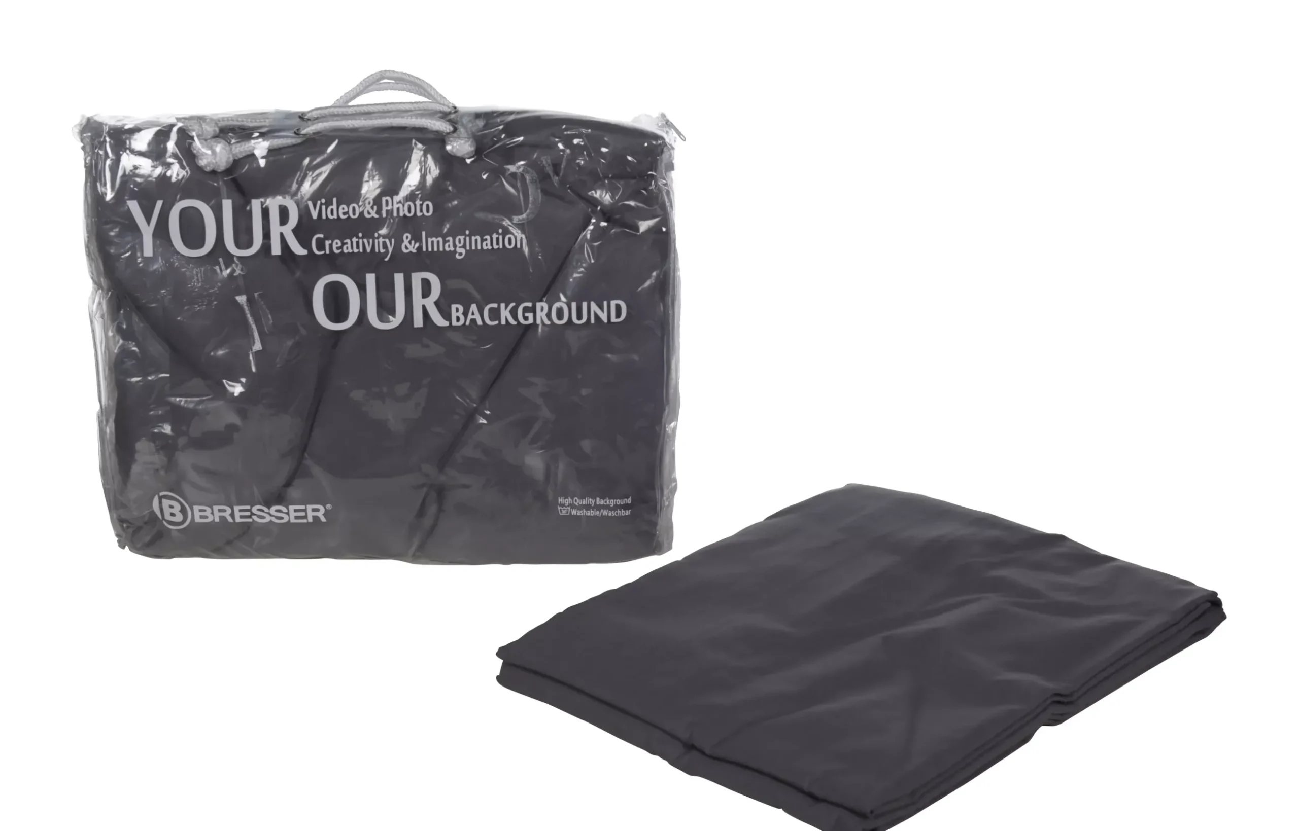 Bresser Stoffhintergründe>Y-9 Hintergrundstoff 3 x 6m Grau