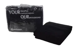 Bresser Stoffhintergründe>Y-9 Hintergrundstoff 4 x 6m Schwarz