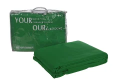 Bresser Stoffhintergründe|Greenscreenhintergünde>Y-9 Hintergrundstoff 3 x 4 m Greenscreen/ Chromakey Grün