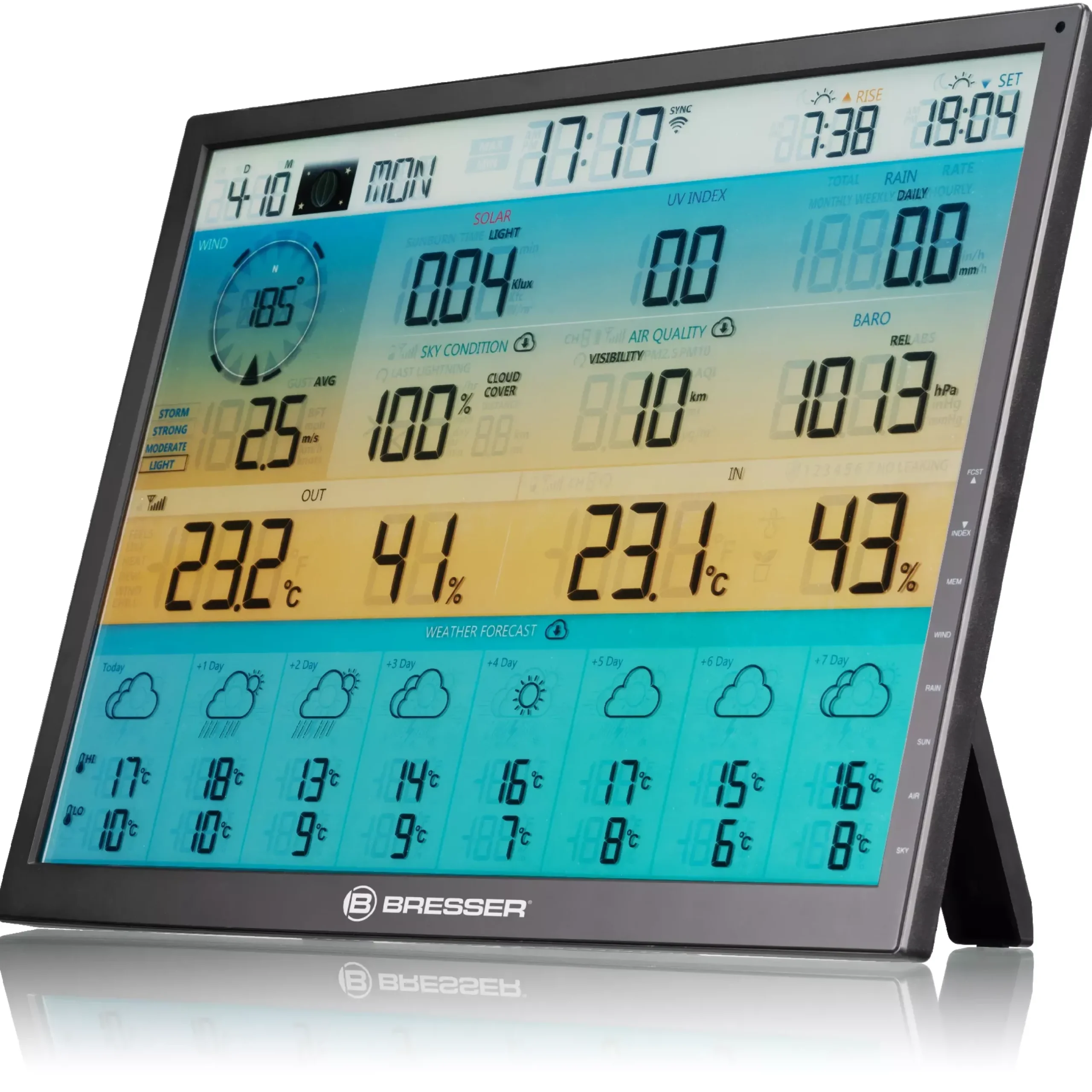 Bresser Zusätzliche Basisstationen>zusätzliche / Ersatz-Basisstation für 7003230 8-Tage 4CAST XL WLAN-Wetterstation