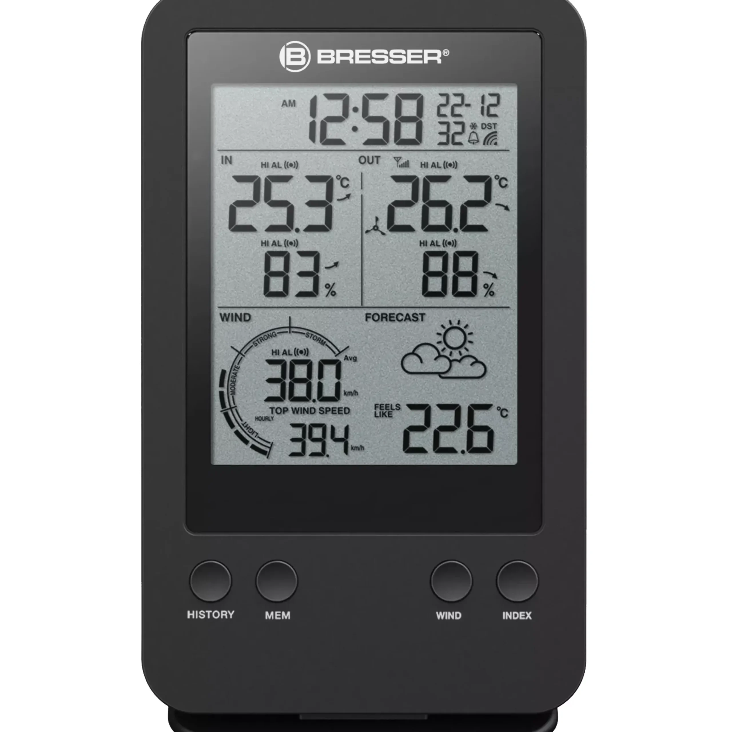Bresser Zusätzliche Basisstationen>zusätzliche / Ersatz-Basisstation für 7002531 Profi-Windmesser