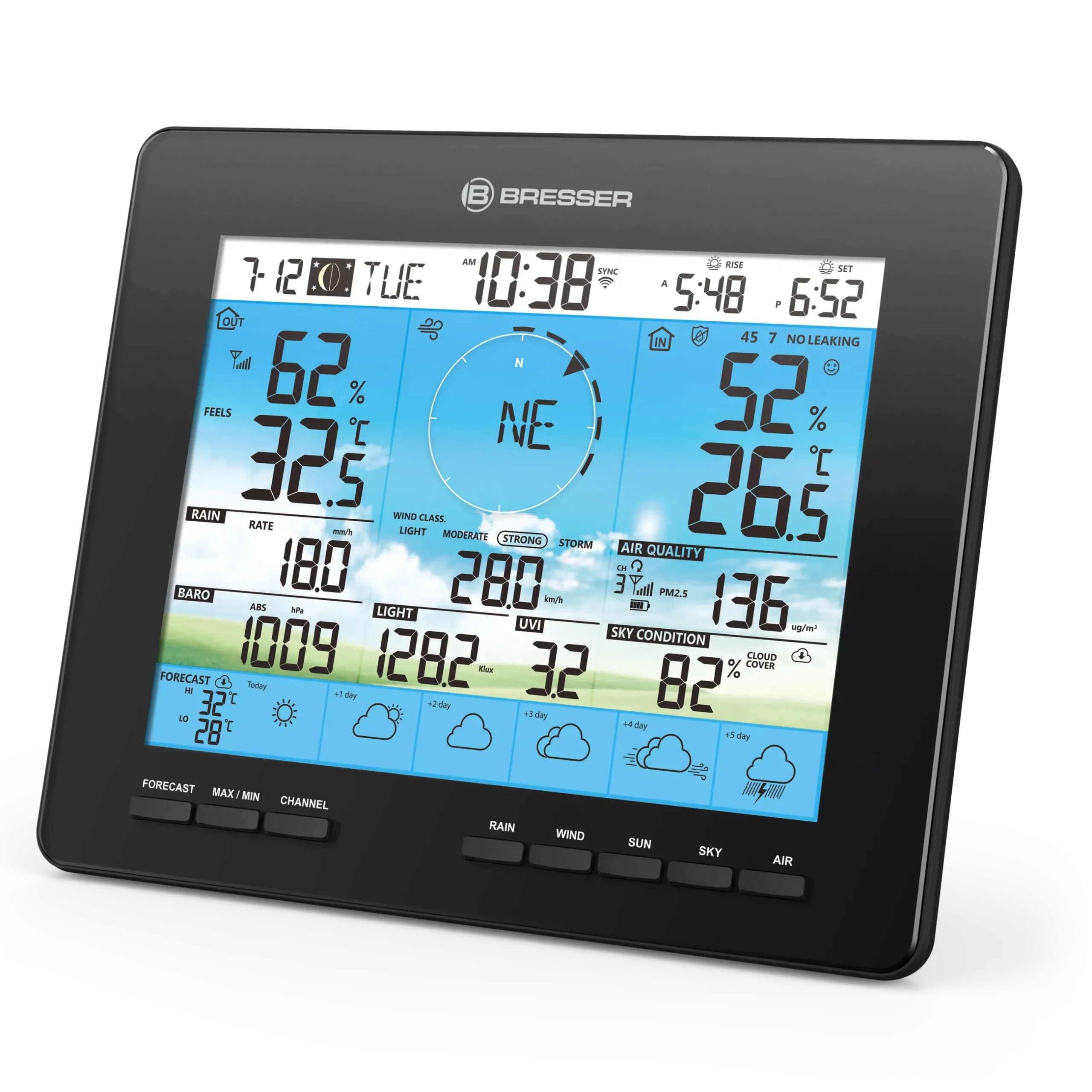 Bresser Zusätzliche Basisstationen>zusätzliche / Ersatz-Basisstation für 7003210 6-Tage 4CAST Wetterstation
