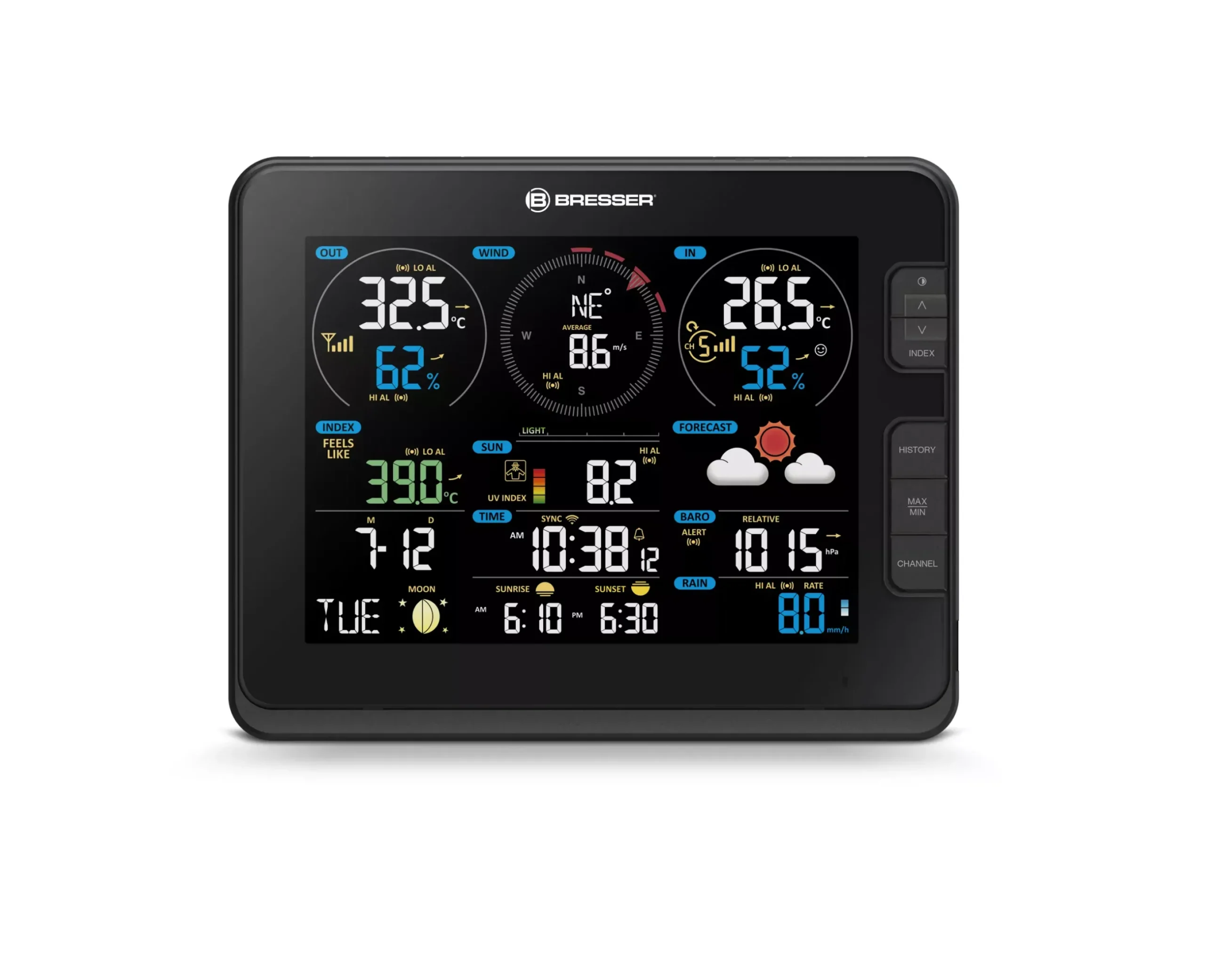 Bresser Zusätzliche Basisstationen>zusätzliche / Ersatz-Basisstation für WSX3001 Profi-WLAN-Wetterstation