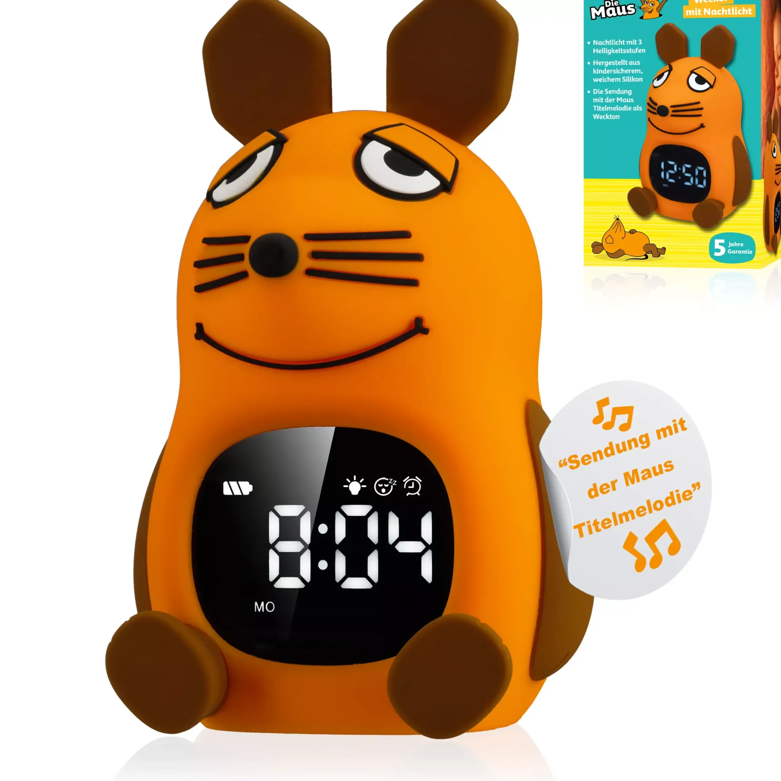 Bresser Diemaus>DieMaus Lichtwecker für Kinder - Maus