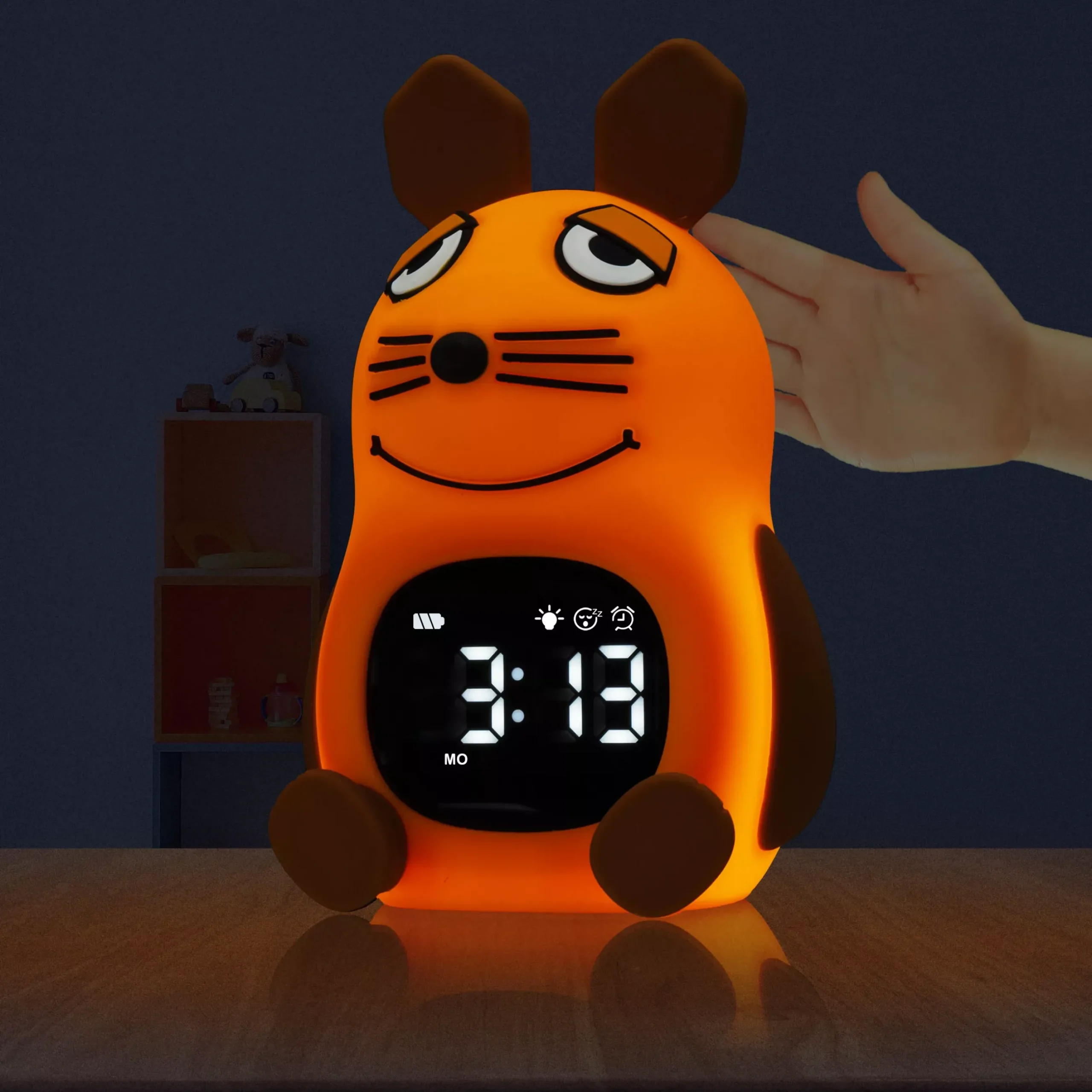 Bresser Diemaus>DieMaus Lichtwecker für Kinder - Maus