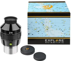 Bresser Brennweite|Gesichtsfeld>EXPLORE SCIENTIFIC 82° Ar Okular 24mm (2")