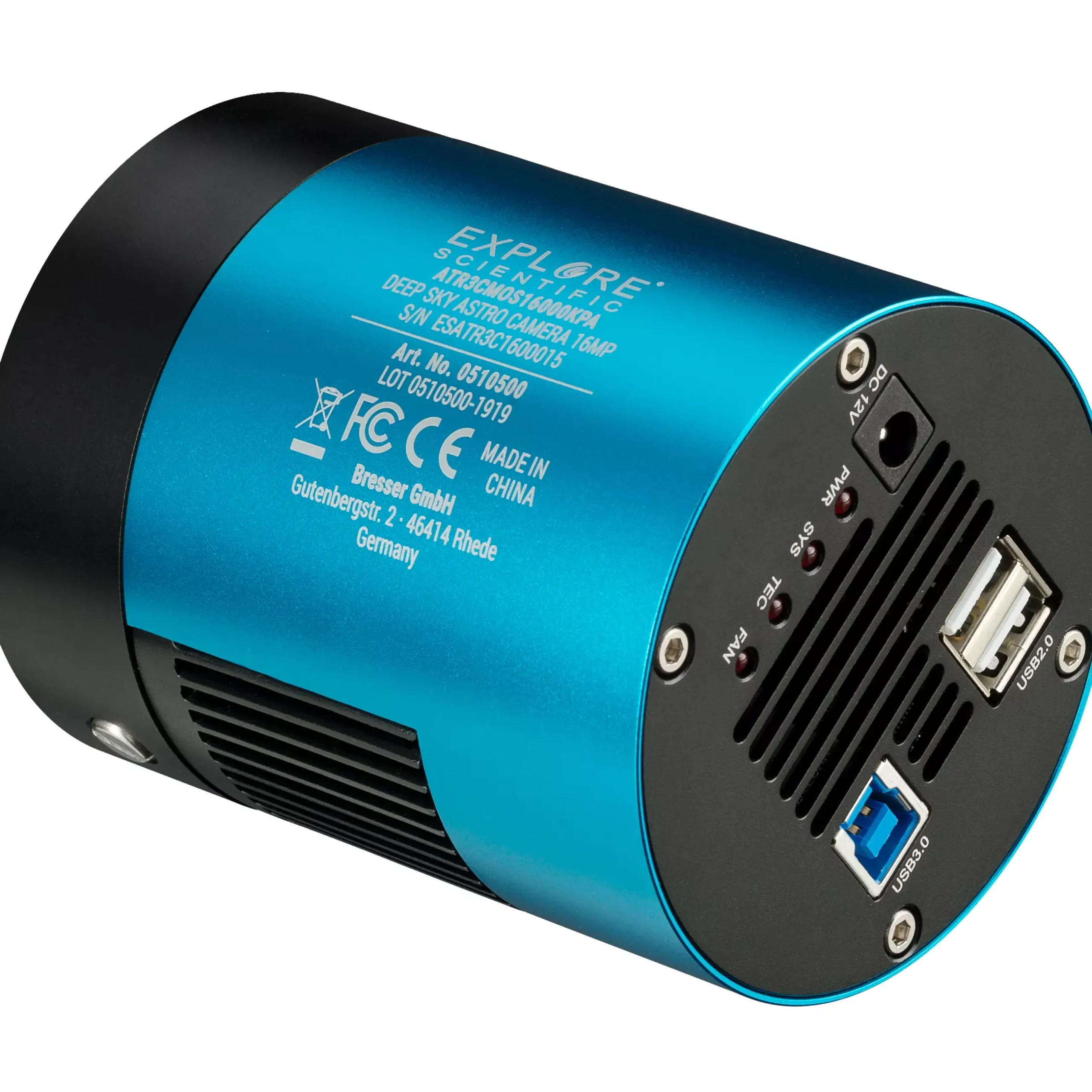 Bresser Astrokameras>EXPLORE SCIENTIFIC Deep Sky Astro Kamera 16MP