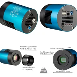 Bresser Astrokameras>EXPLORE SCIENTIFIC Deep Sky Astro Kamera 7,1MP