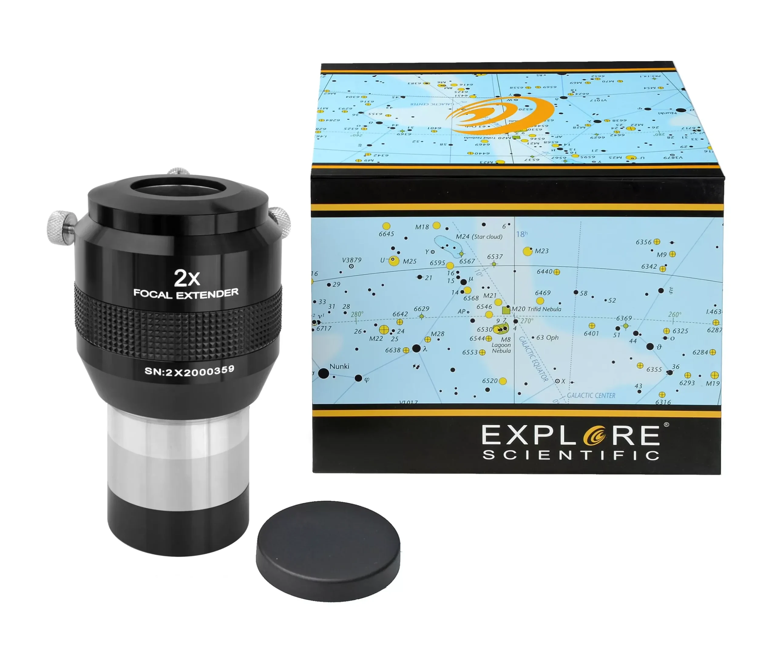 Bresser Brennweite|Barlowlinsen>EXPLORE SCIENTIFIC Fokal Extender 2x 50,8mm/2"