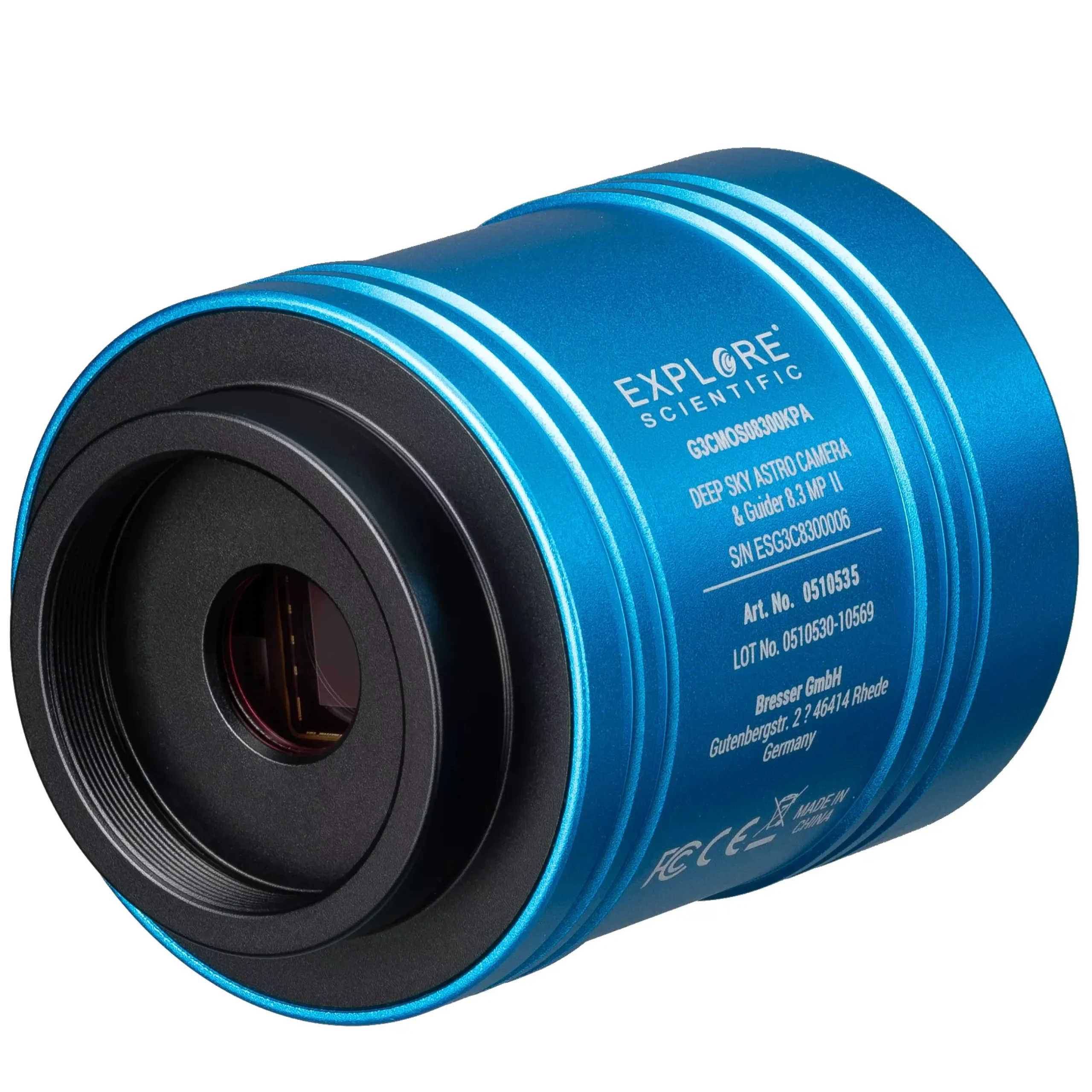 Bresser Astrokameras>EXPLORE SCIENTIFIC 4K DEEP SKY ASTRO-Kamera & Guider 8,3 MP II