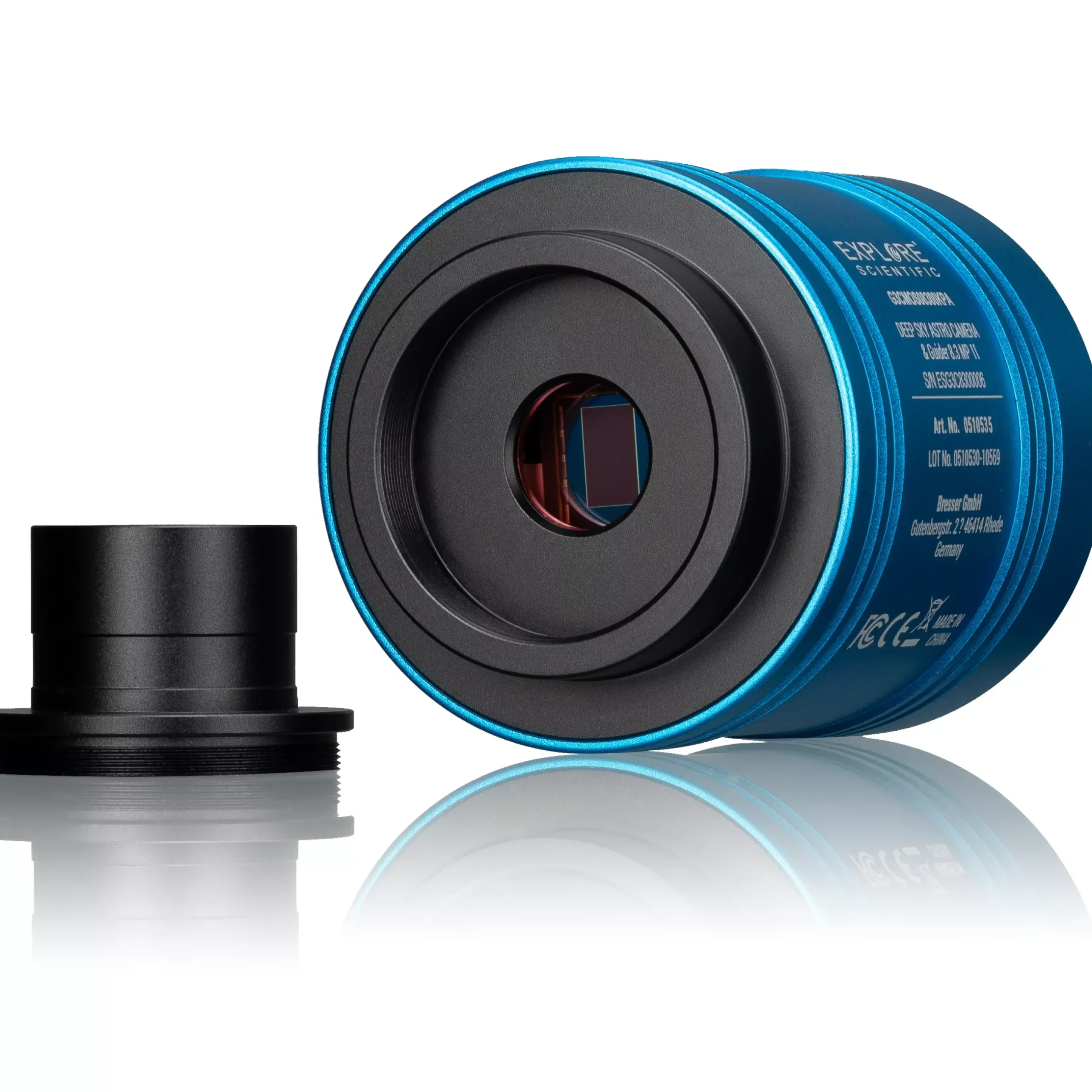 Bresser Astrokameras>EXPLORE SCIENTIFIC 4K DEEP SKY ASTRO-Kamera & Guider 8,3 MP II