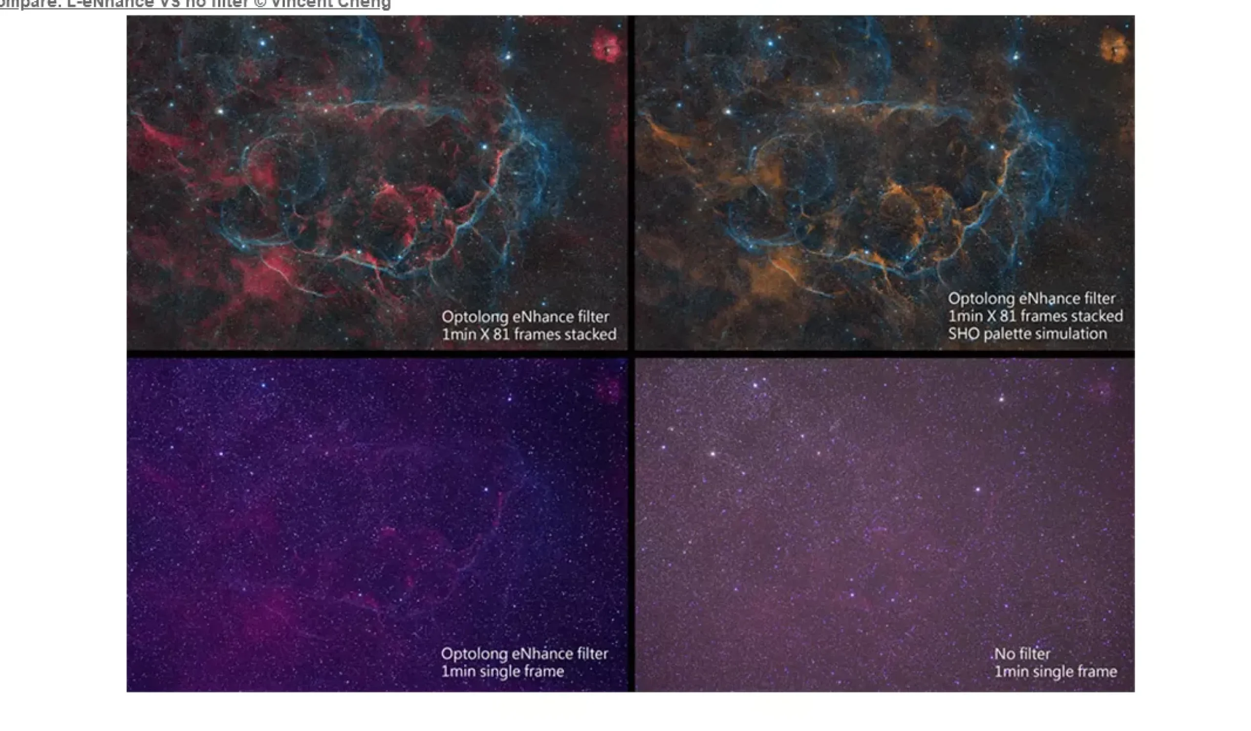 Bresser Light Pollution Filter Für Astrofotografie|Filter Für Astrofotografie>EXPLORE SCIENTIFIC OPTOLONG 1.25'' L-eNhance Deep-Sky Light Pollution Filter