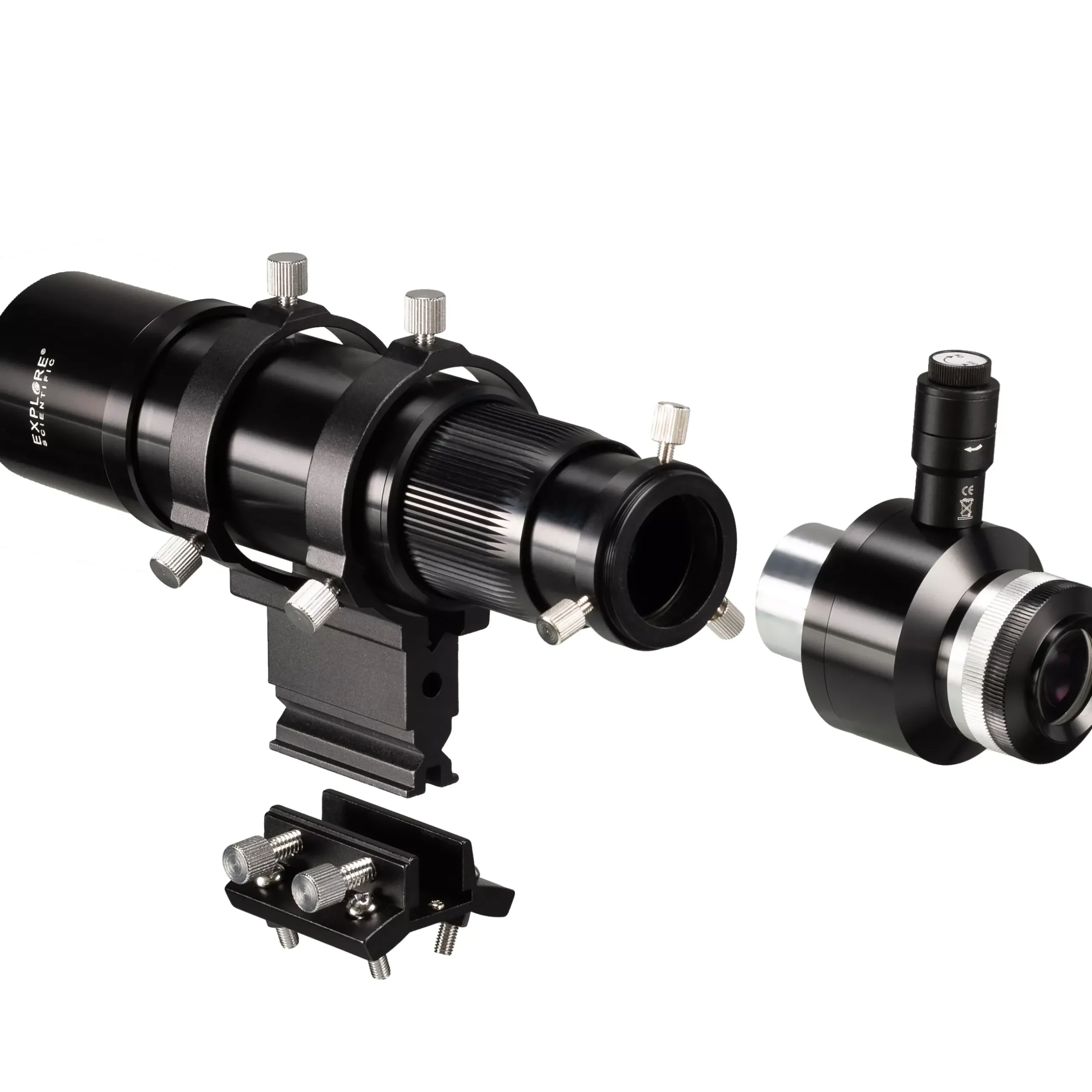 Bresser Sucherfernrohre>EXPLORE SCIENTIFIC 8x50 Sucher- und Leitfernrohr mit Helikalfokussierer, 1,25 Zoll- und T2-Anschluss
