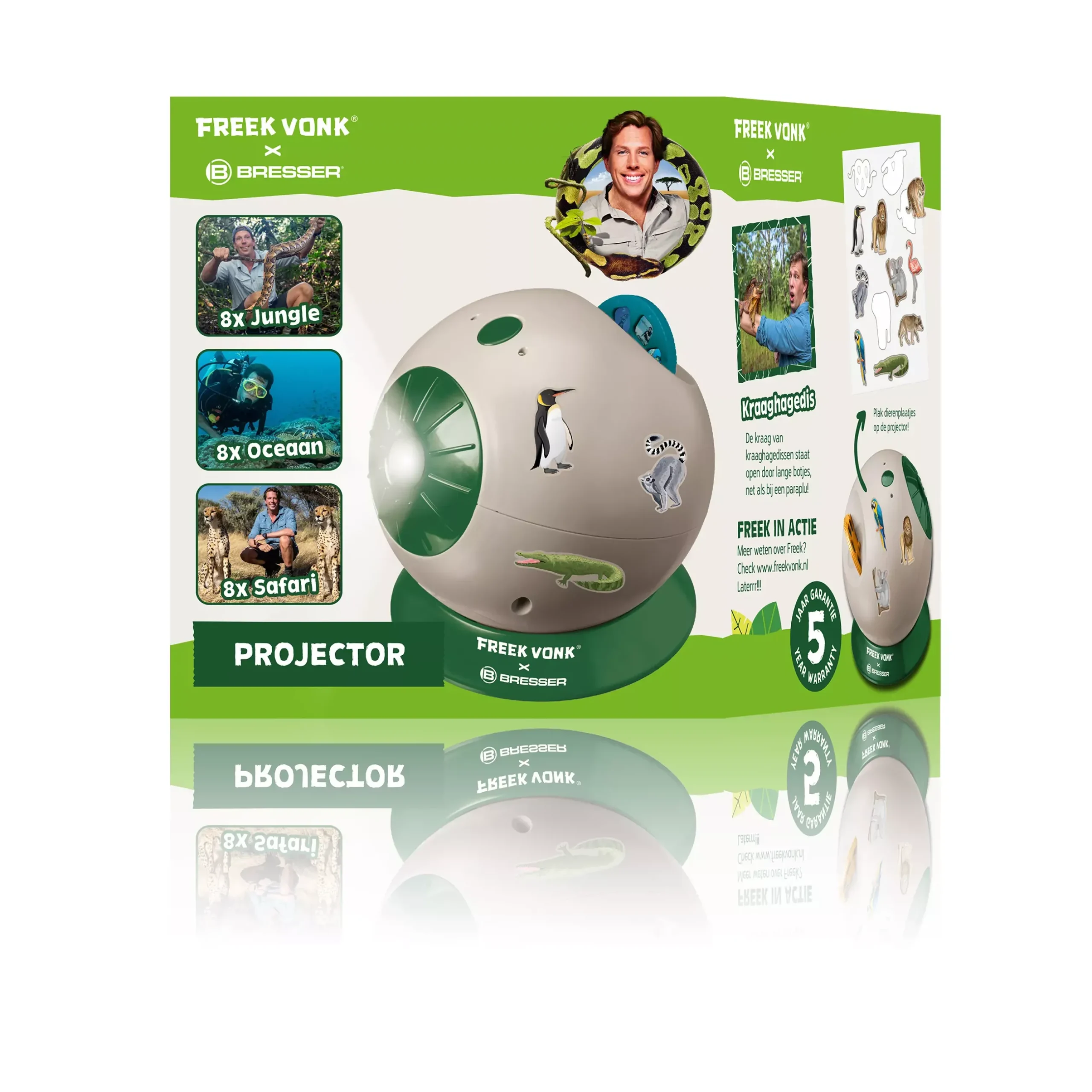 Bresser Freek Vonk>FREEK VONK x Projektor mit Stickern für Kinder