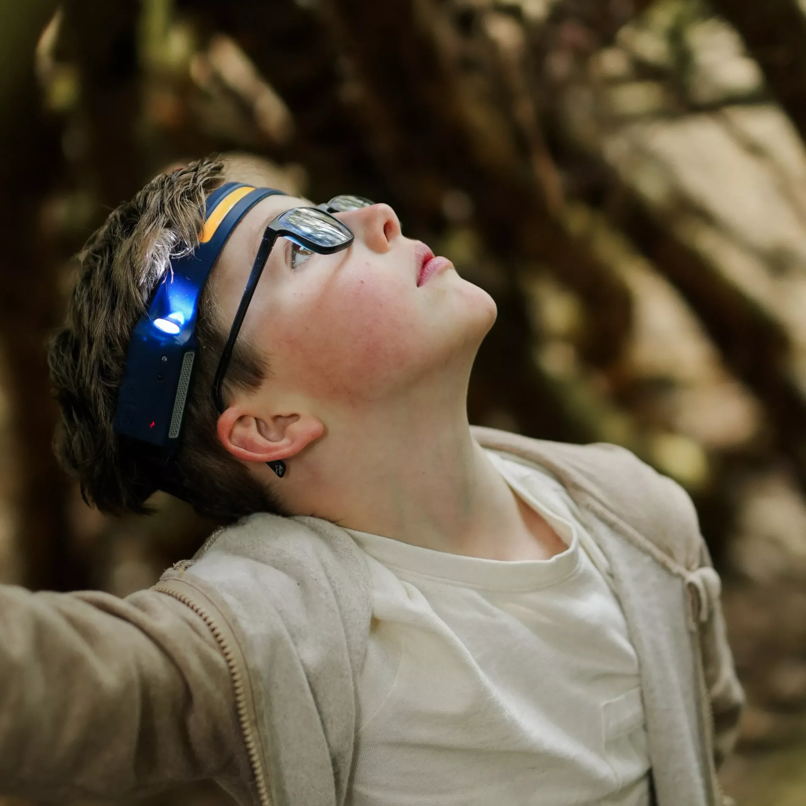 Bresser Freek Vonk>FREEK VONK x Stirnlampe mit LED-Streifen